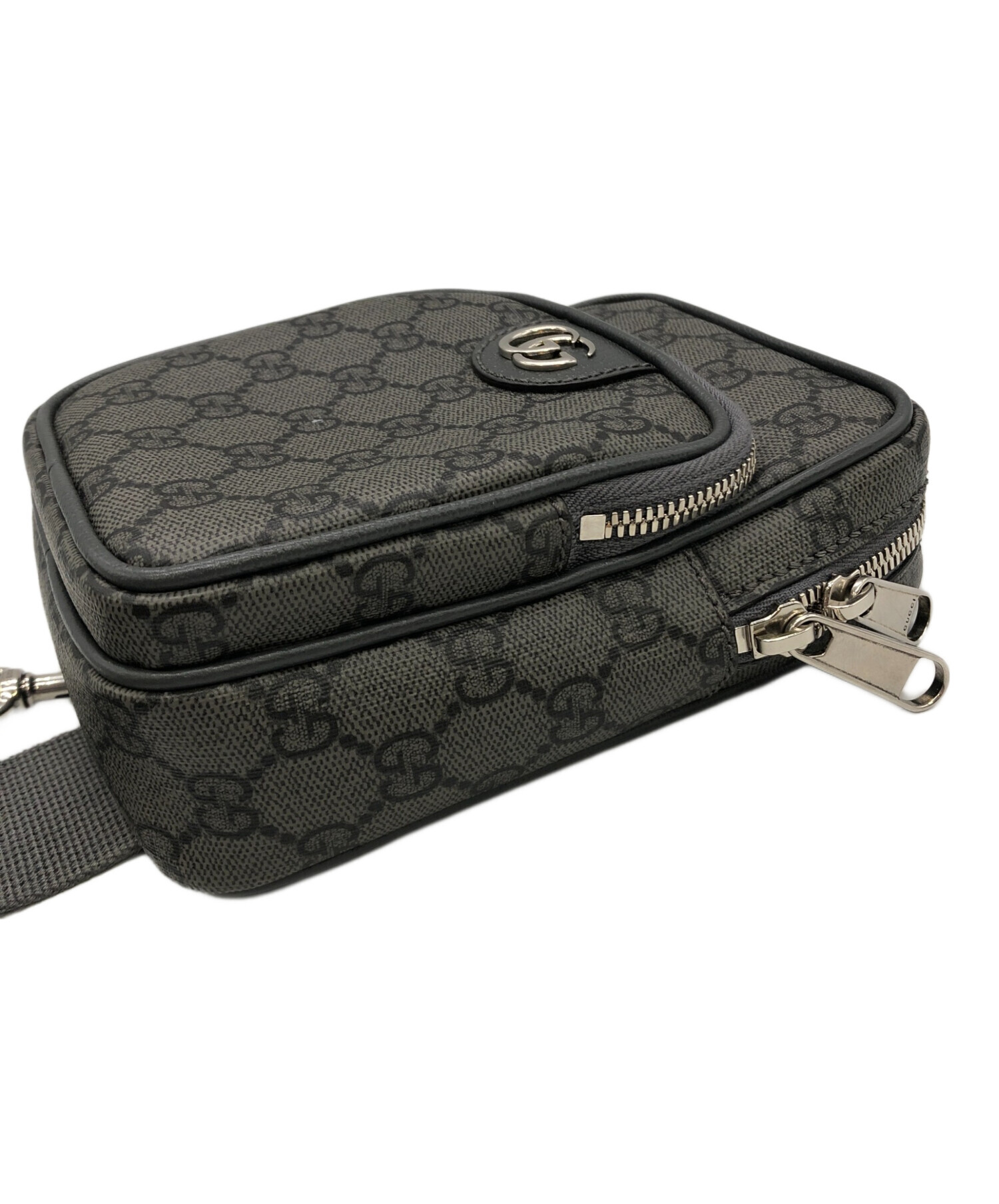 中古・古着通販】GUCCI (グッチ) ショルダーバッグ グレー｜ブランド