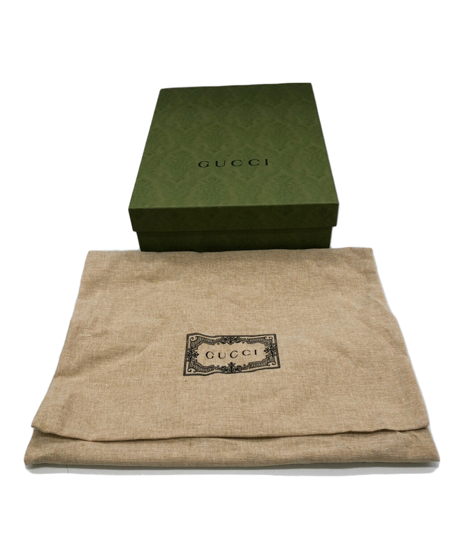 GUCCI グッチ ショルダーバッグ  グレー 【古着】【中古】【送料無料】 中古・古着通販】GUCCI (グッチ) ショルダーバッグ グレー｜ブランド