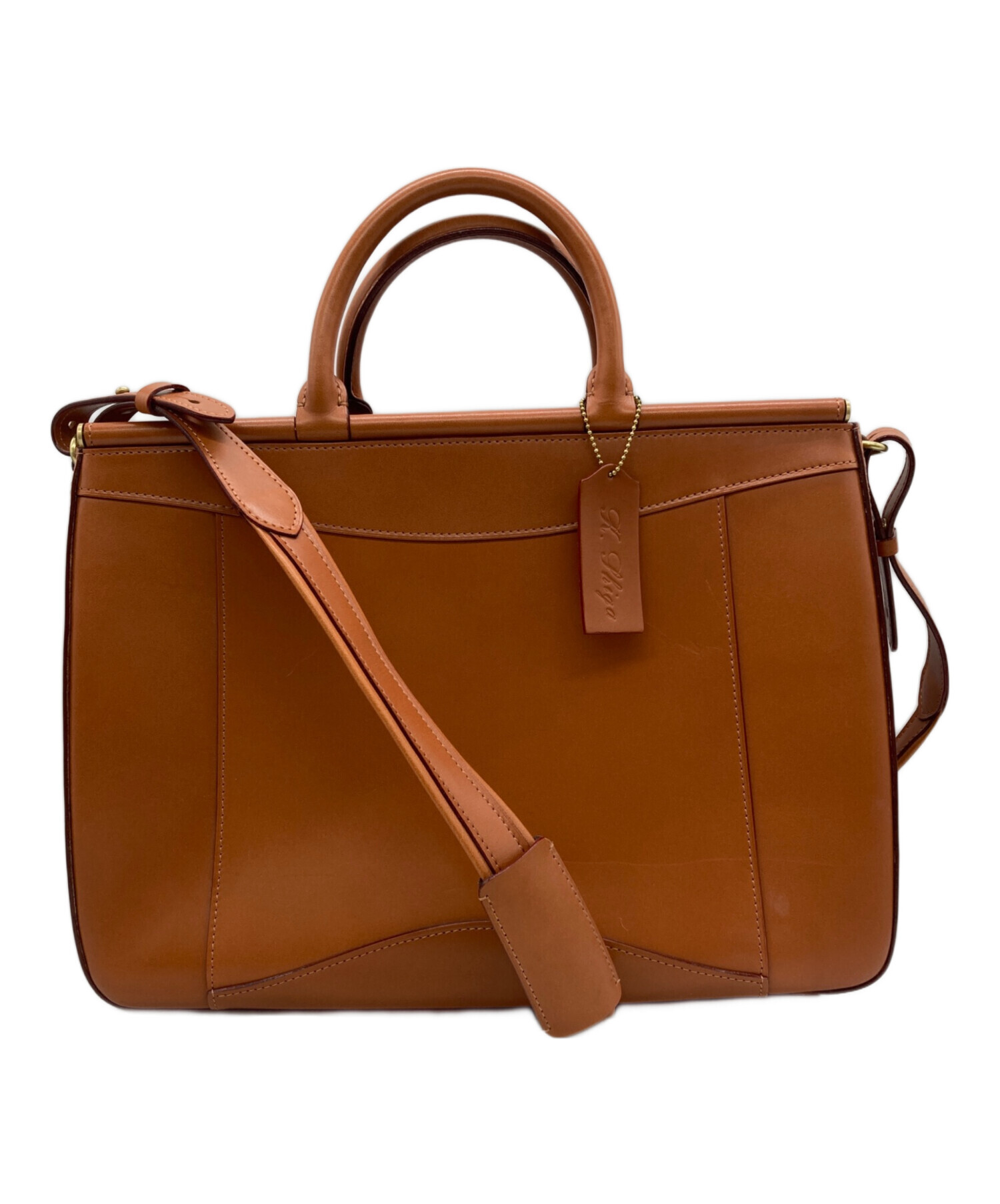 中古・古着通販】ITAGAKI (イタガキ) ブリーフケース ブラウン