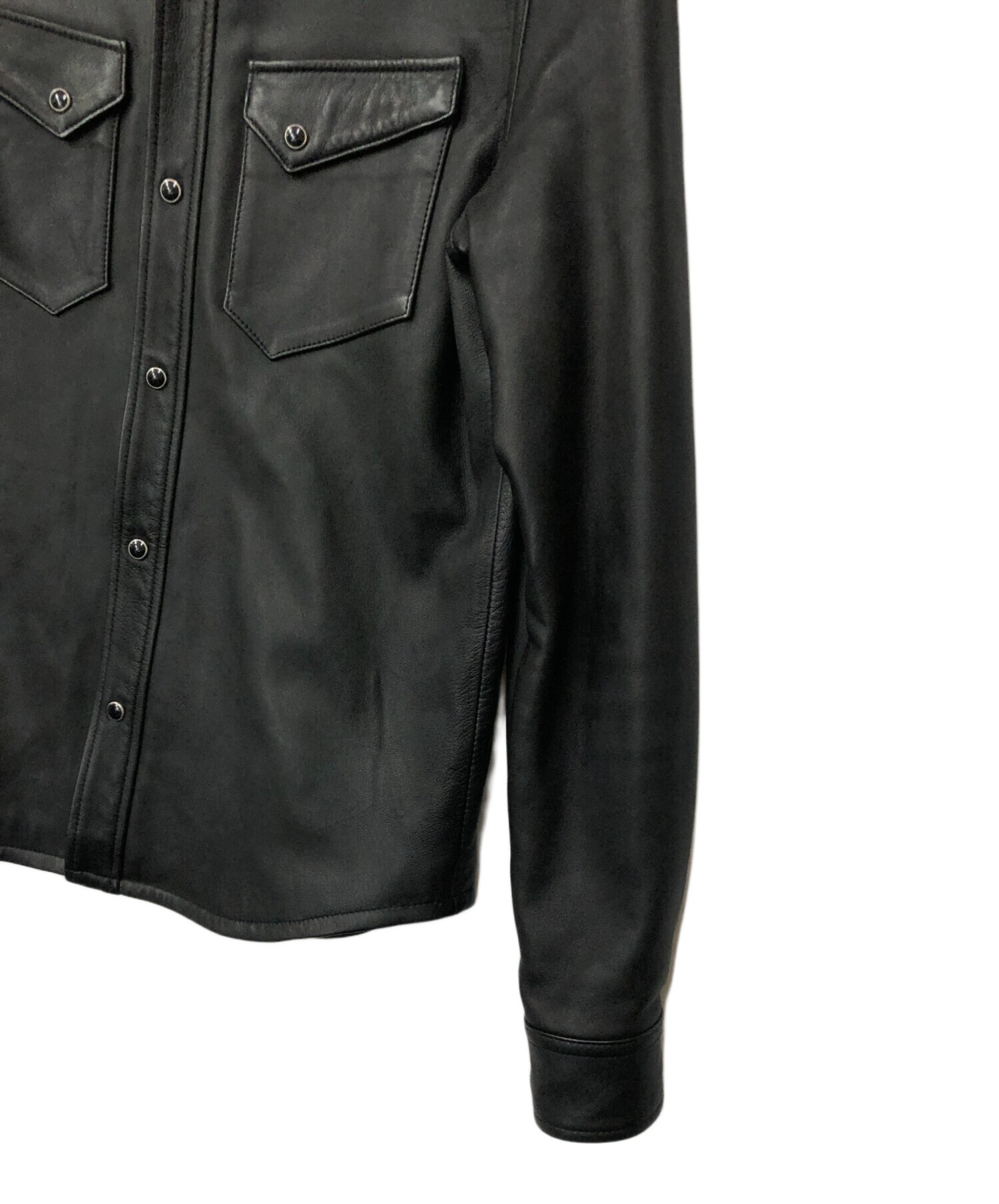 中古・古着通販】FINECREEK&CO (ファインクリーク) レザーシャツ