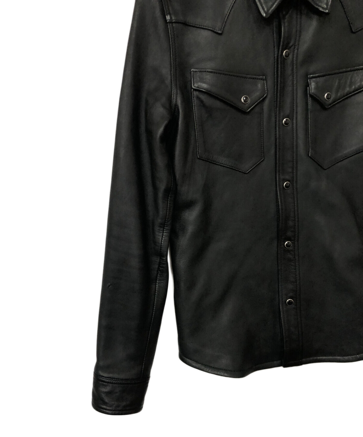 中古・古着通販】FINECREEK&CO (ファインクリーク) レザーシャツ