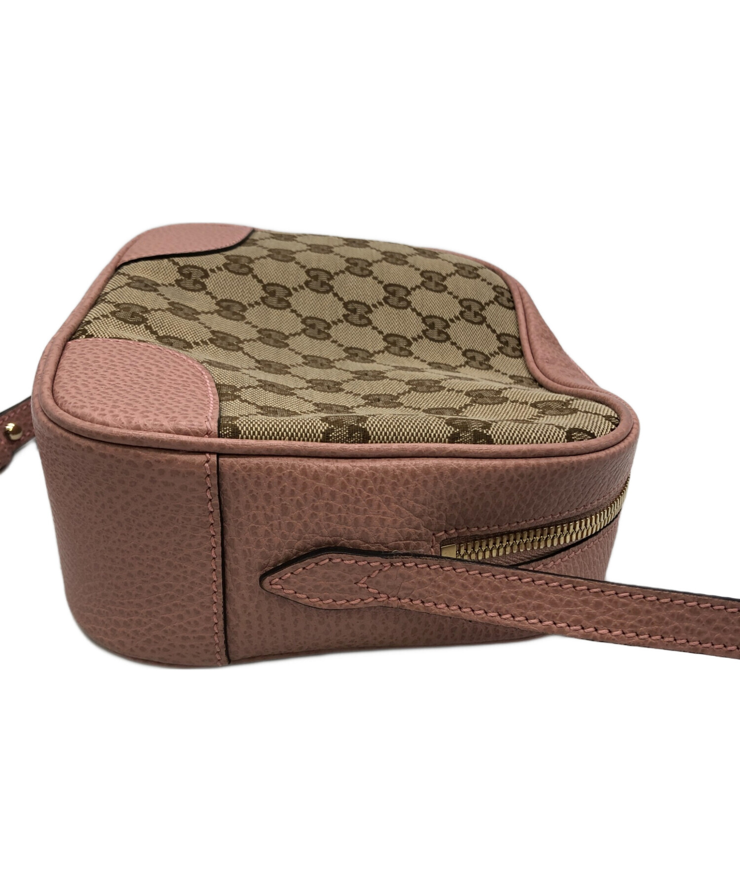 中古・古着通販】GUCCI (グッチ) ショルダーバッグ ベージュ×ピンク