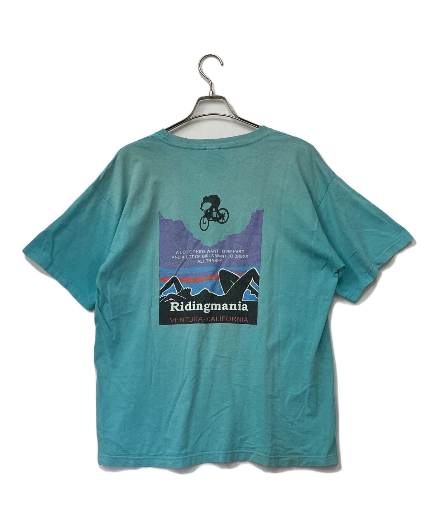 中古・古着通販】RIDING MANIA (ライディングマニア) Tシャツ スカイ