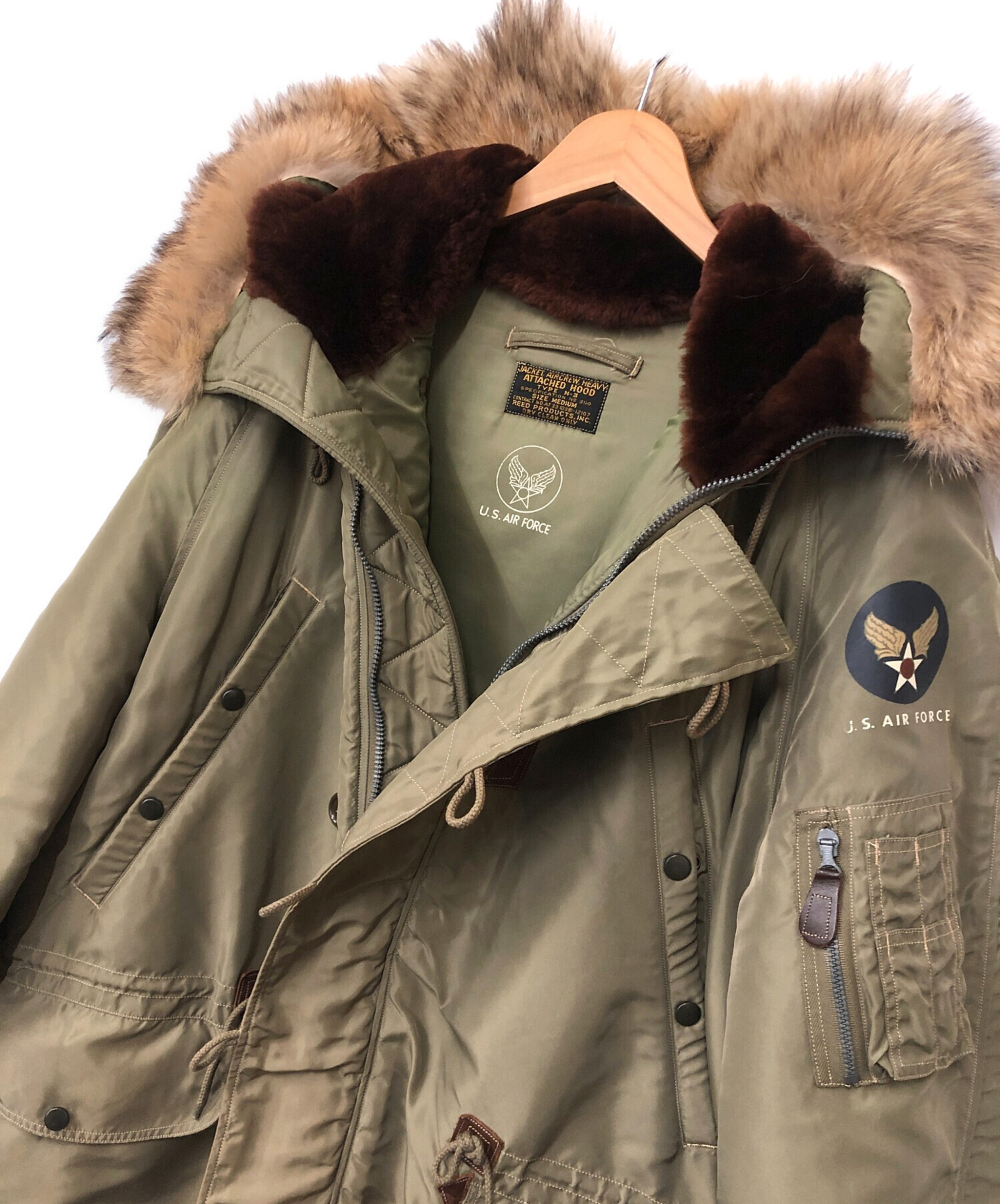 中古・古着通販】BUZZ RICKSON'S (バズリクソンズ) N-3Bタイプコート