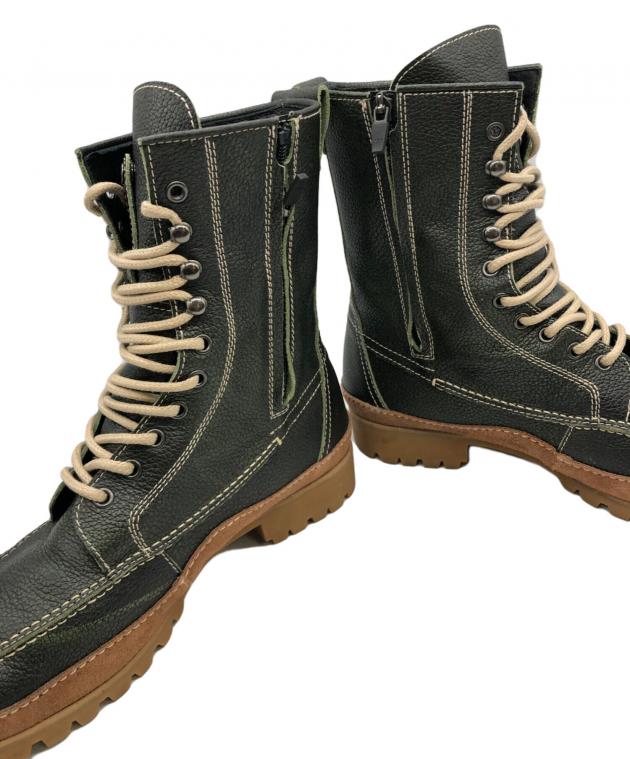 中古・古着通販】KUSHITANI (クシタニ) モカシンブーツ ブラック