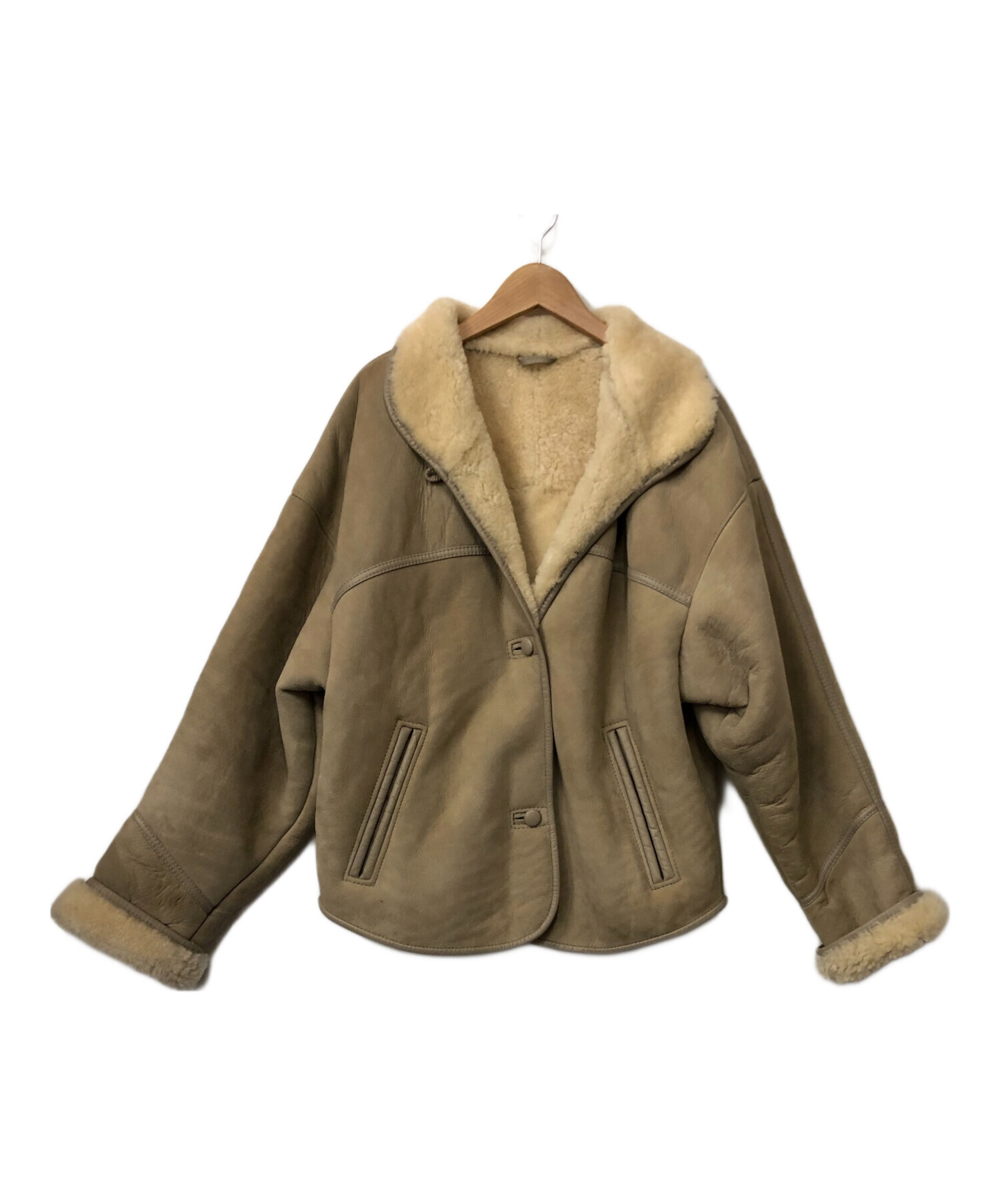 CANTERBURY カンタベリー 羊革 リアルムートンジャケットM CANTERBURYカンターベリー リアルムートン ジャケット コート 羊革