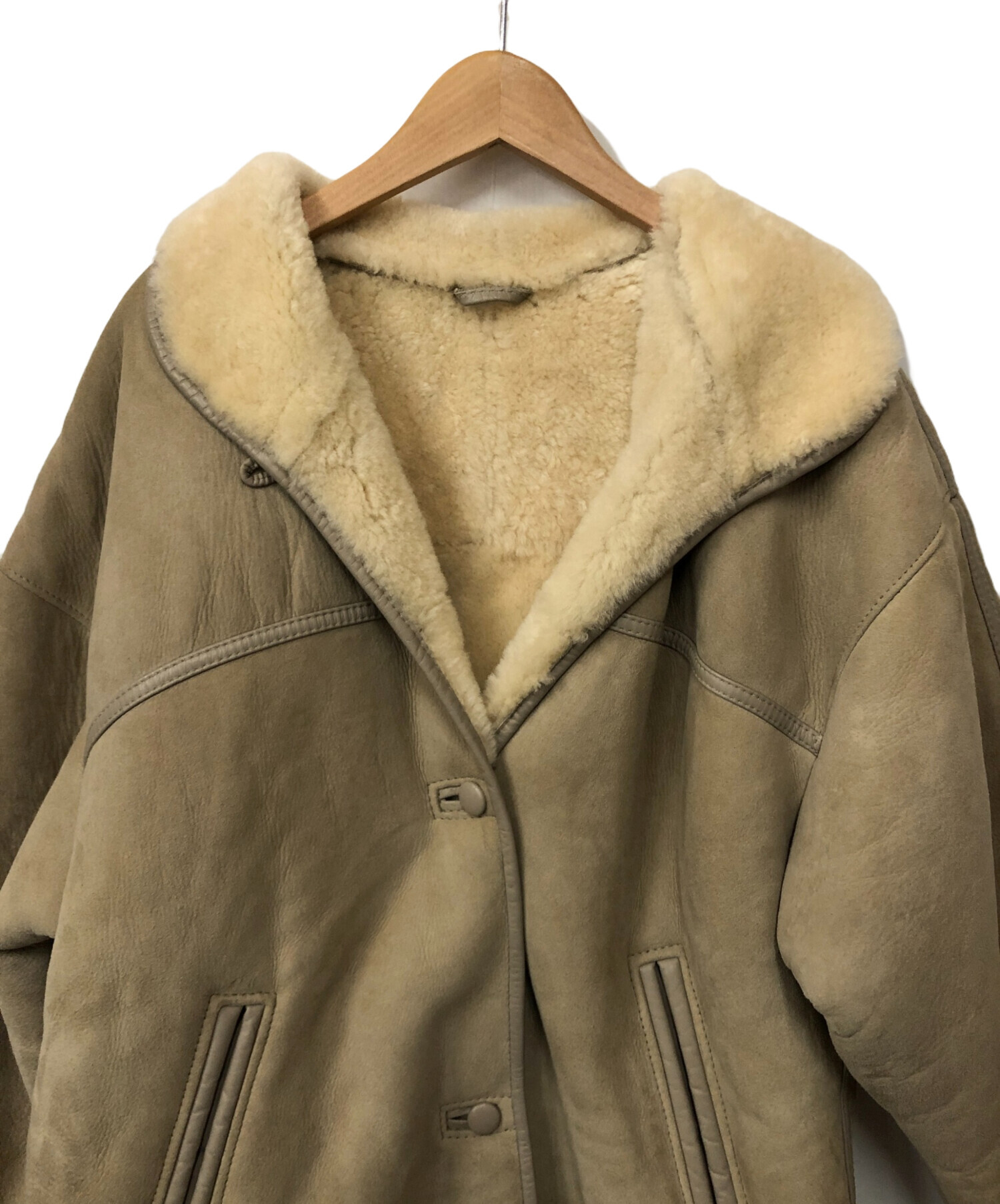 CANTERBURYカンターベリームートン ジャケットコート 即決 ニュージーランド製/CANTERBURY LEATHER INTERNATIONAL メンズ42