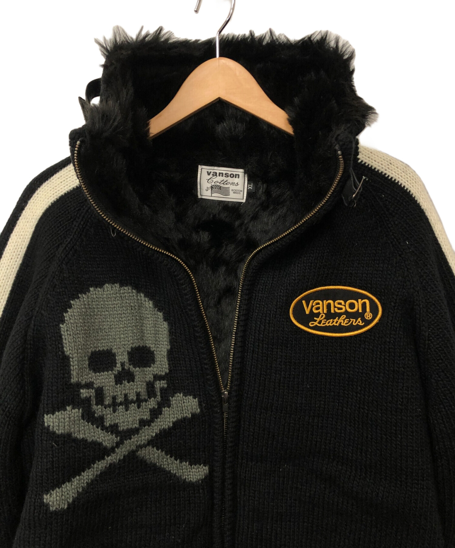 VANSON × TFOA Pコート Lサイズ 古着 中古 バンソン VANSON - vansonライダース風Pコートの通販 by うなか1105's shop