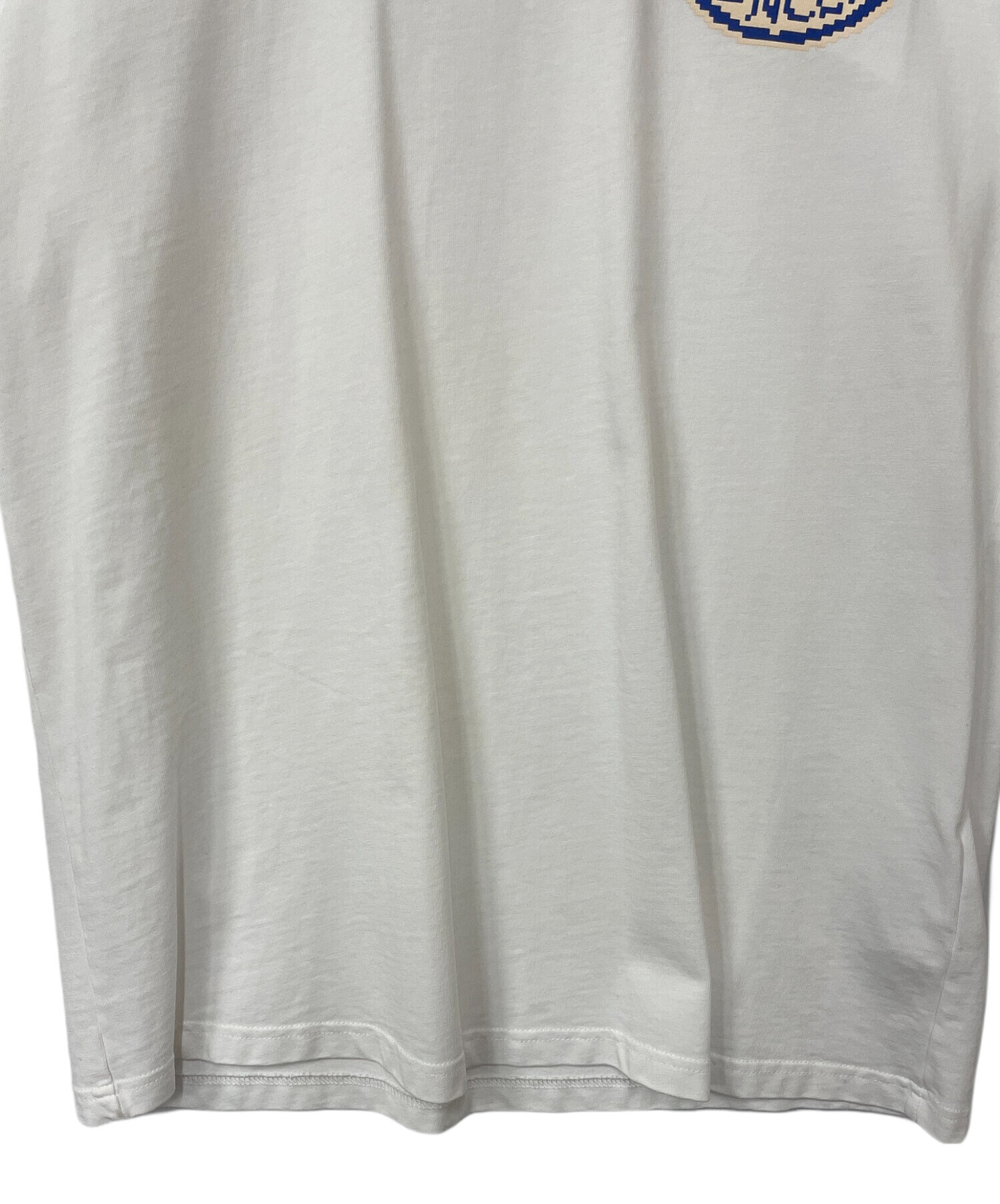 中古・古着通販】MONCLER (モンクレール) ロゴTシャツ ホワイト サイズ 