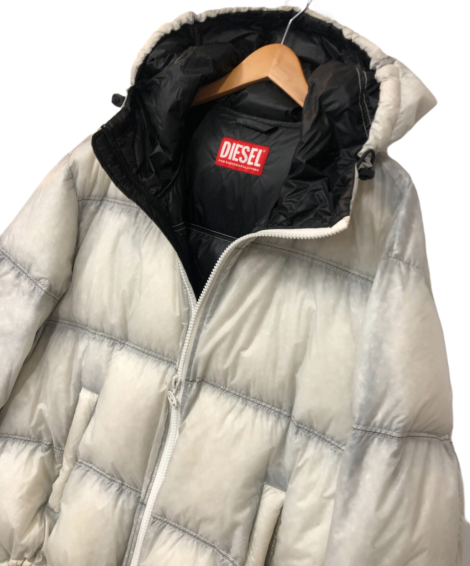 中古・古着通販】DIESEL (ディーゼル) ダウンジャケット ベージュ