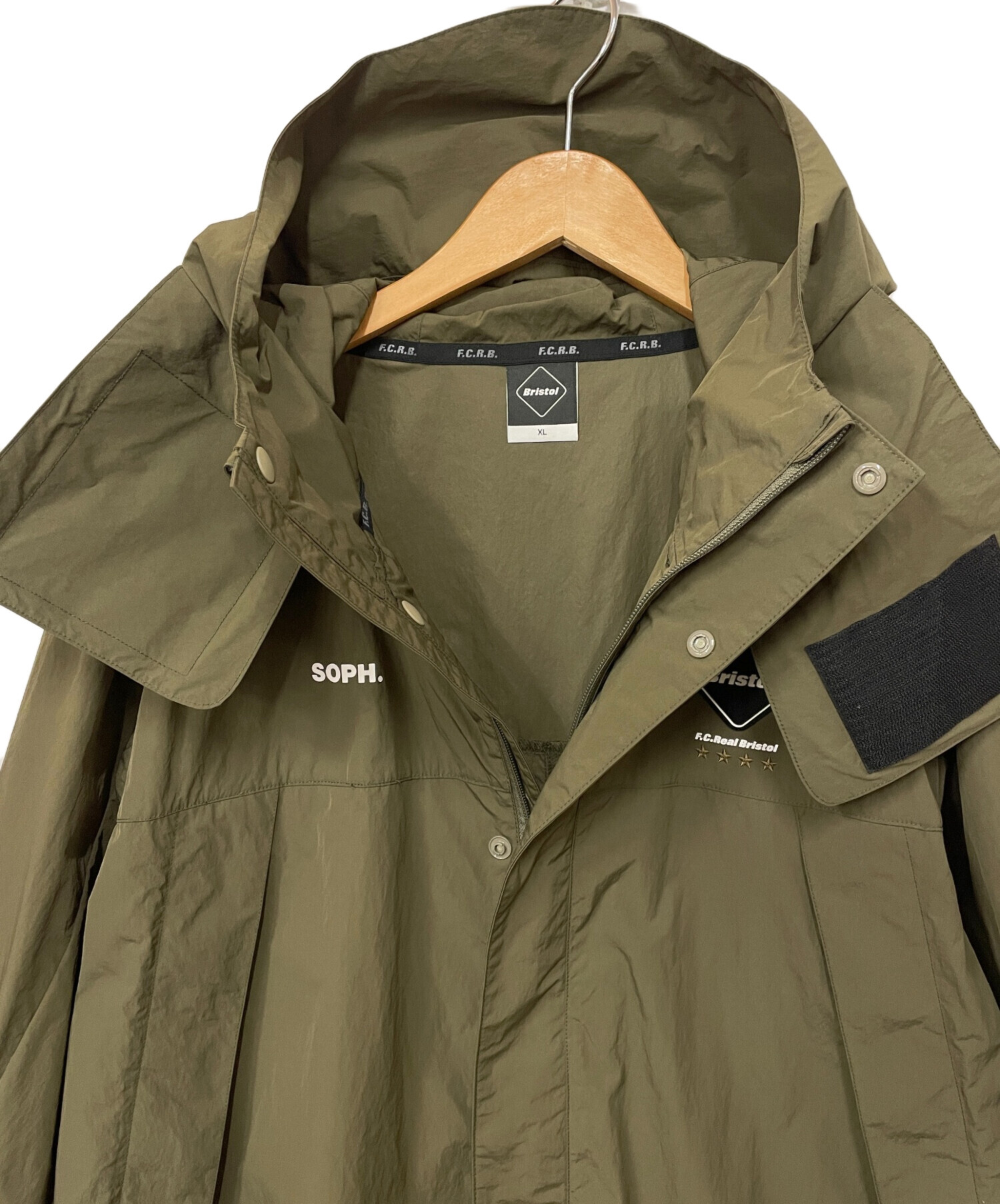 F.C.Real Bristol マウンテンパーカー XL オリーブ 【公式通販】
