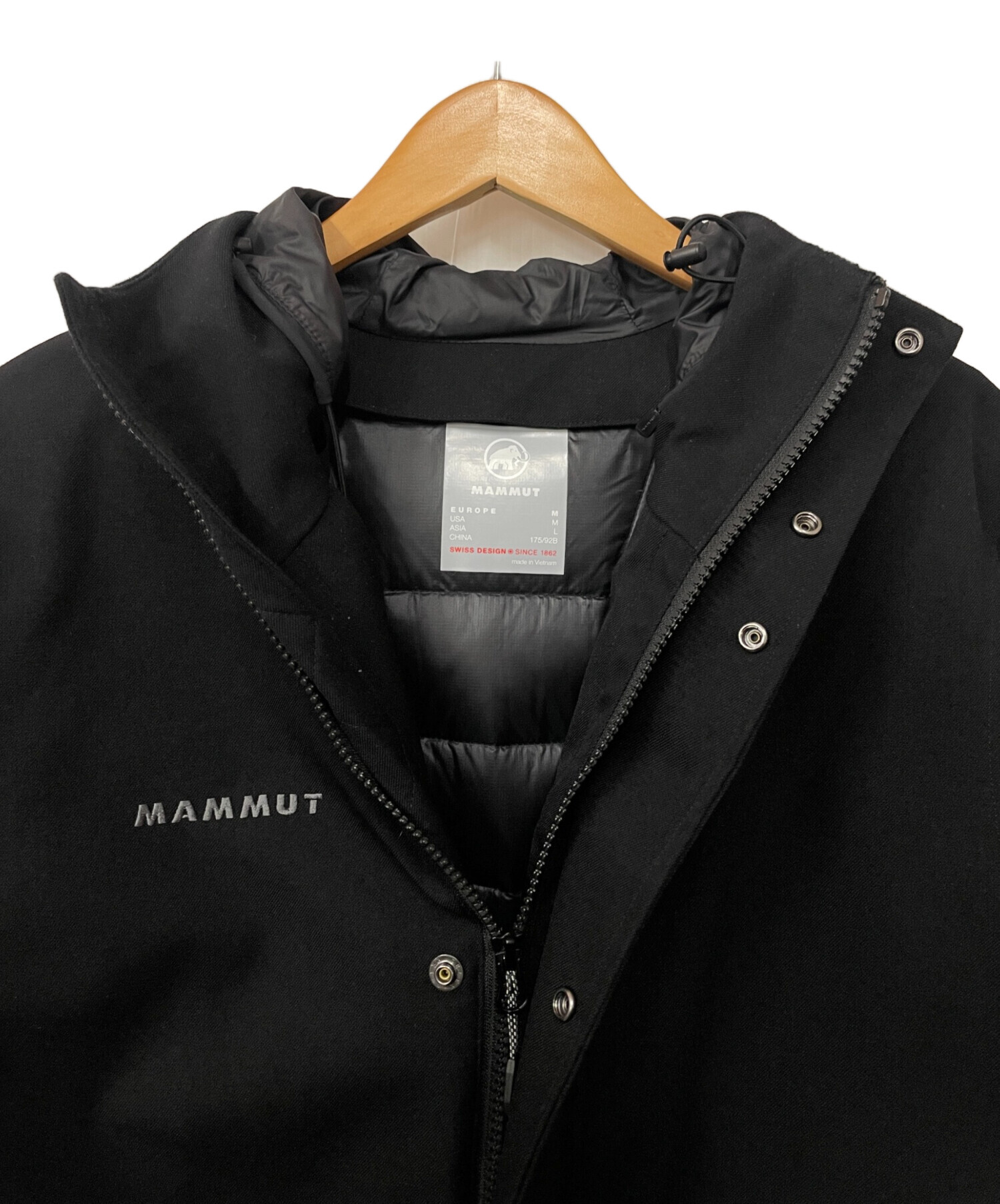 中古・古着通販】MAMMUT (マムート) ダウンコート ブラック サイズ:L 