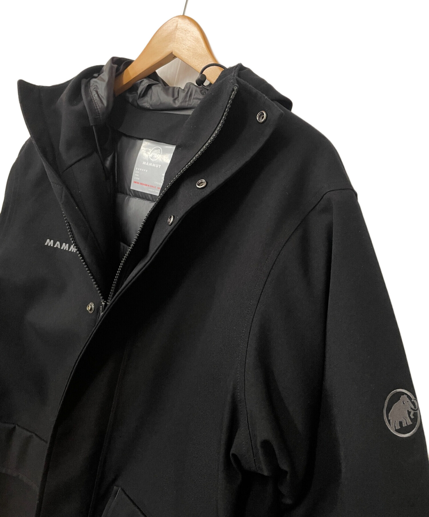 中古・古着通販】MAMMUT (マムート) ダウンコート ブラック サイズ:L 