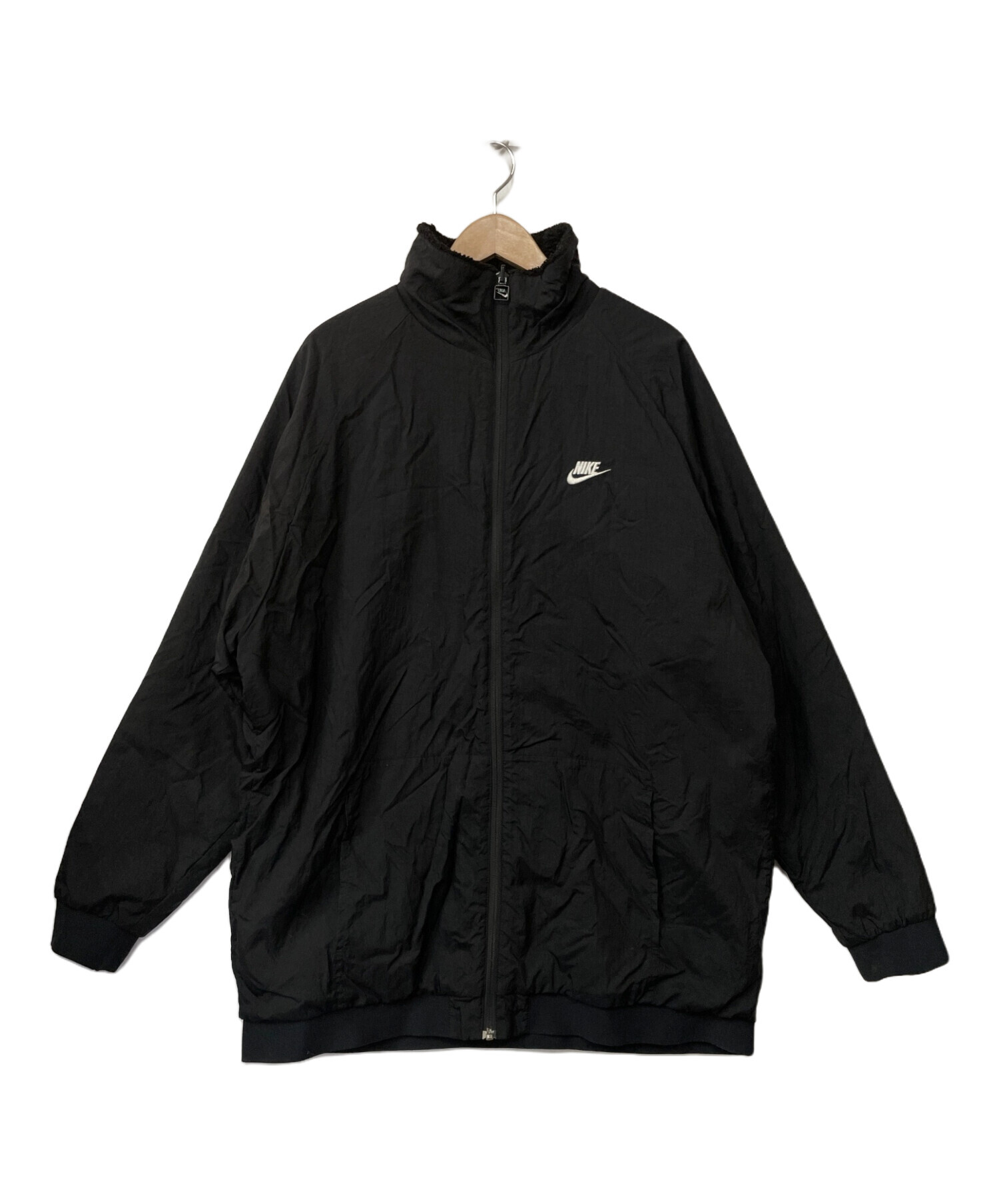 中古・古着通販】NIKE (ナイキ) リバーシブルボアジャケット ブラック 