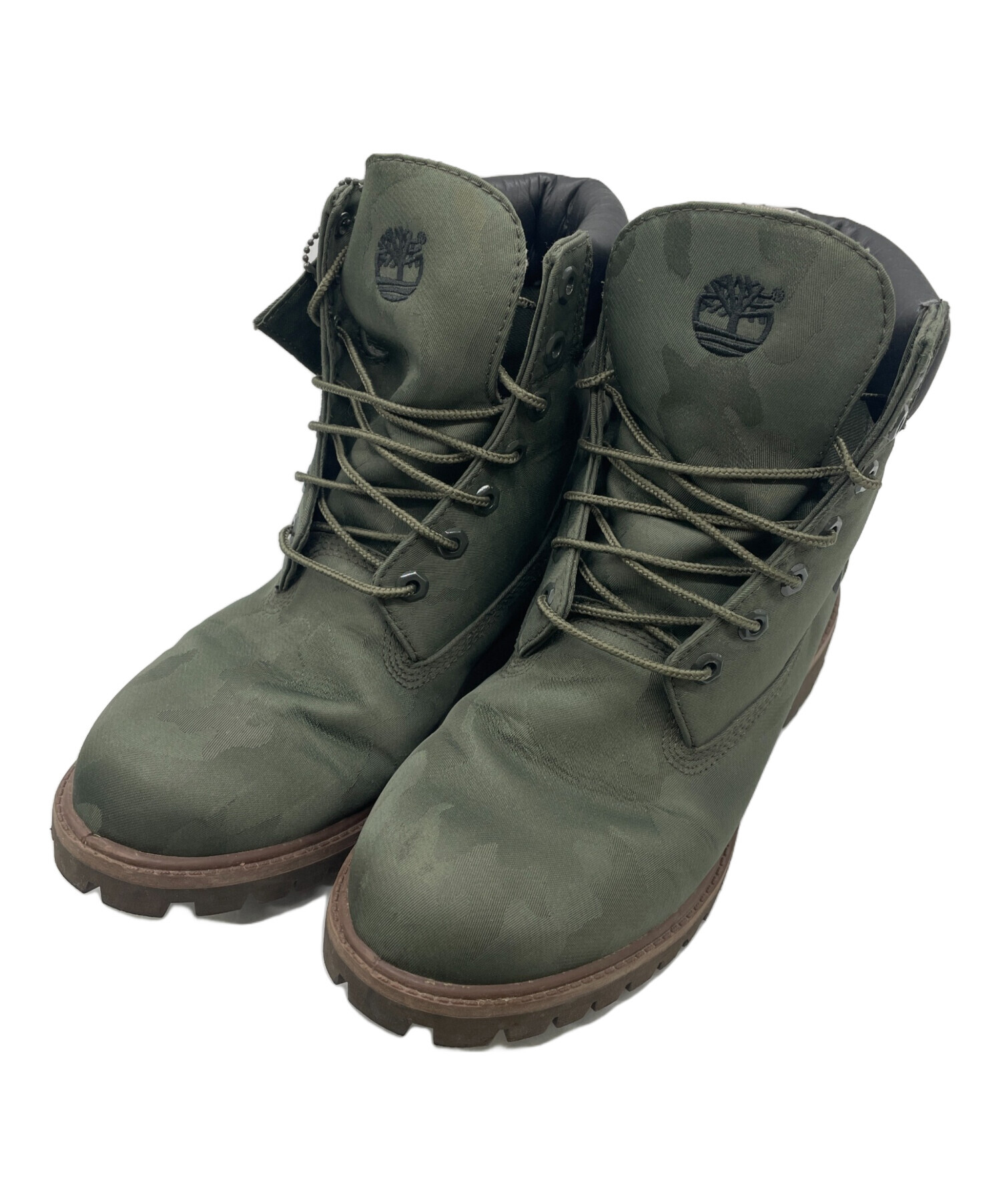 中古・古着通販】Timberland (ティンバーランド) ブーツ オリーブ 