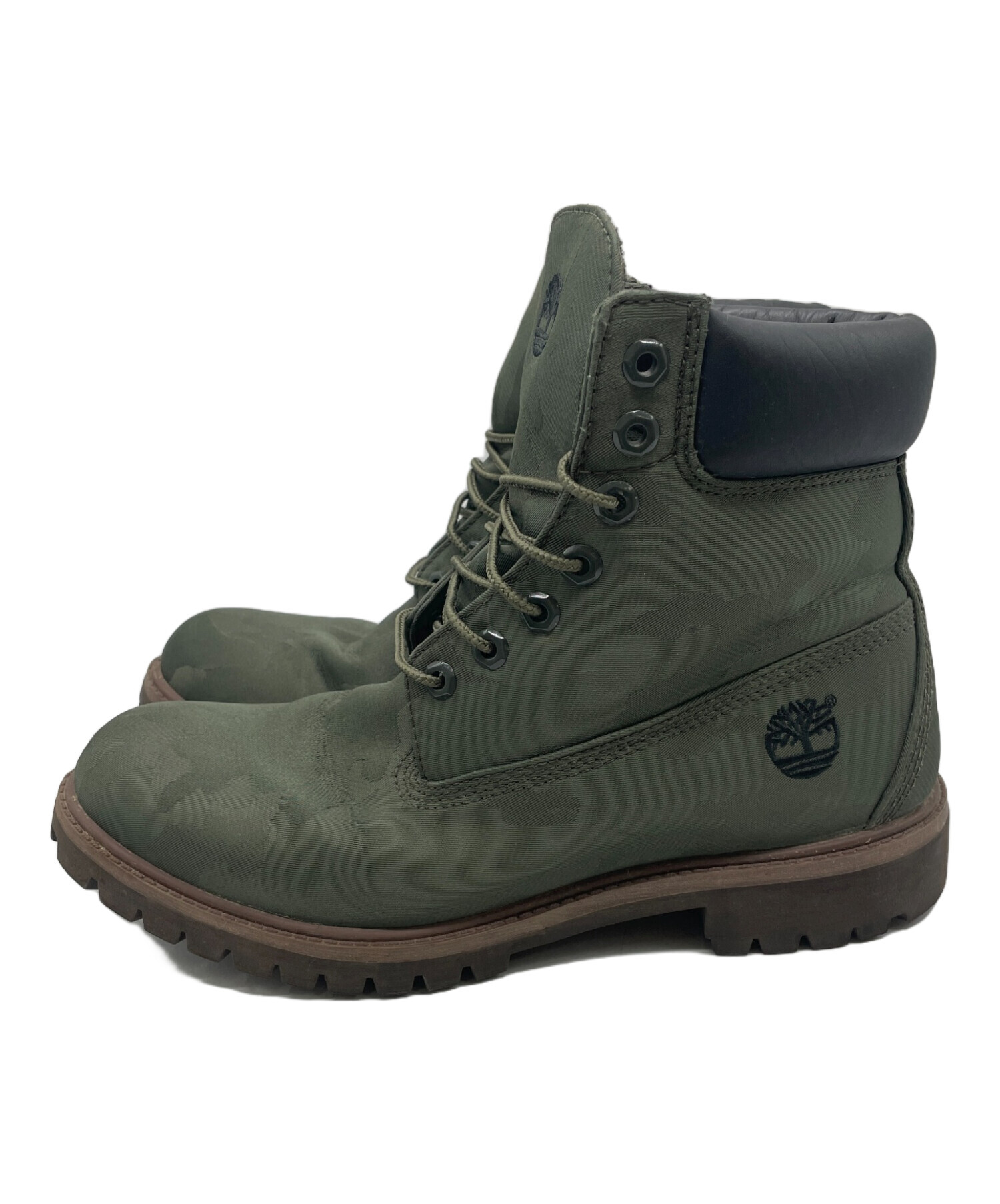 中古・古着通販】Timberland (ティンバーランド) ブーツ オリーブ 