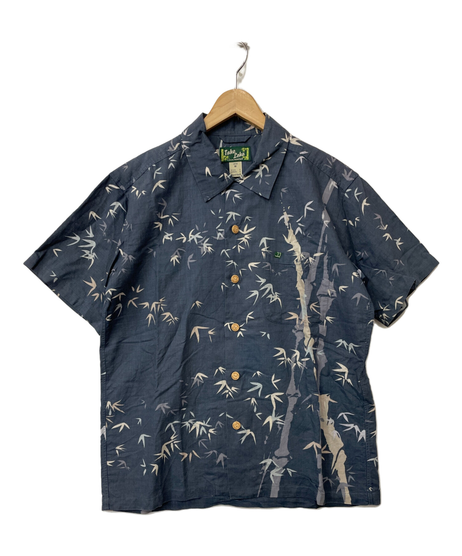 中古・古着通販】mont-bell (モンベル) アロハシャツ ネイビー サイズ 