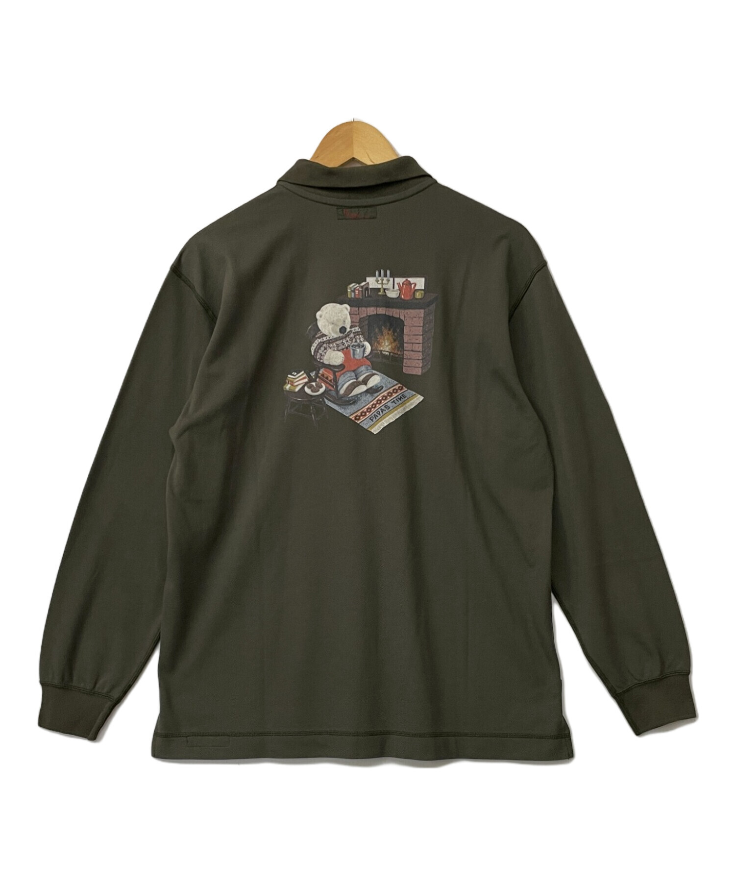 中古・古着通販】PAPAS (パパス) ゴルフウェア(トップス) オリーブ 