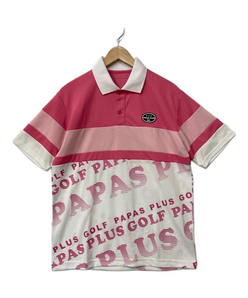 新品パパスプラス ピンク ゴルフポロシャツ 楽天市場】papas ポロシャツの通販 新品PAPASプラス ピンク ゴルフ