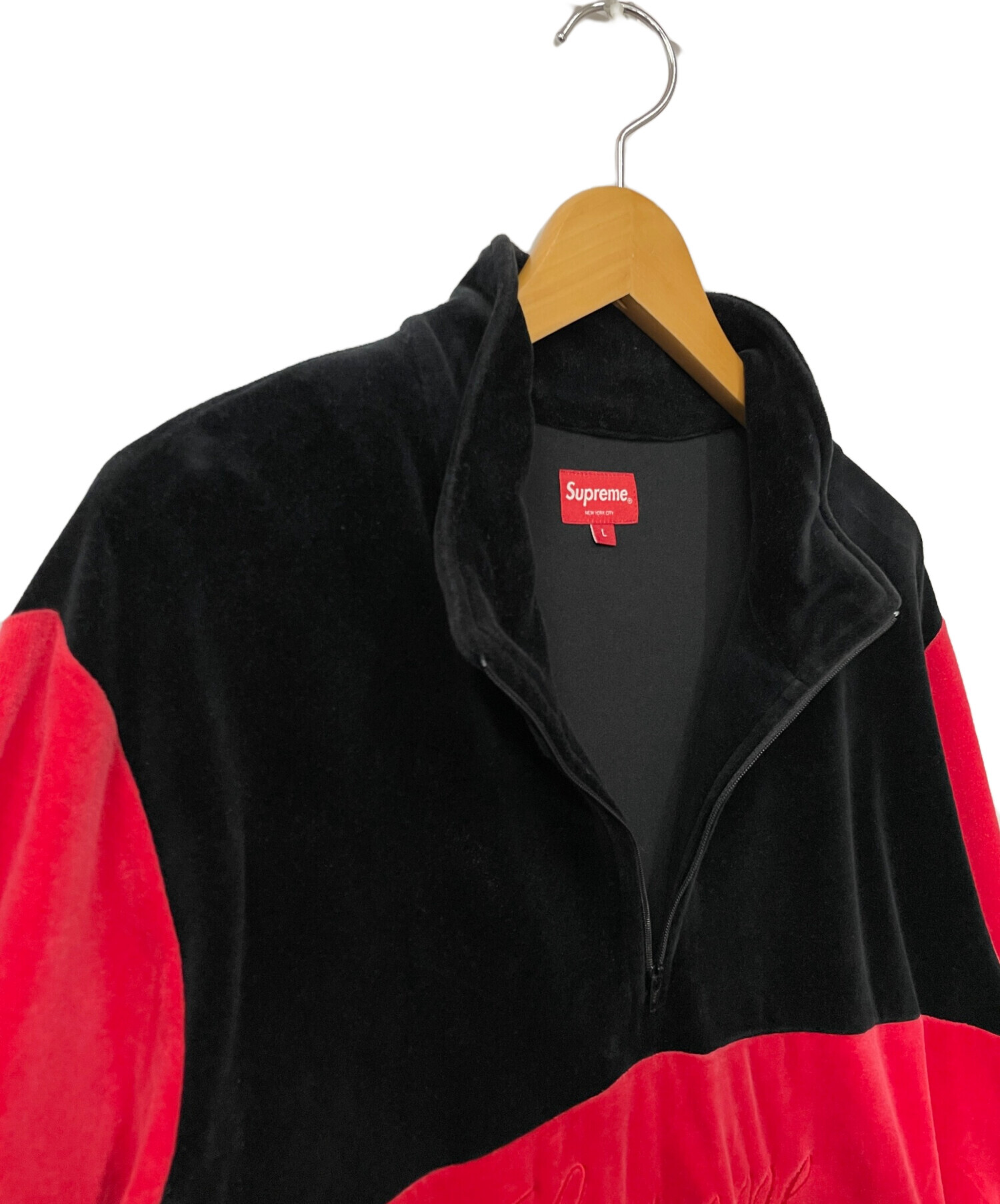 中古・古着通販】SUPREME (シュプリーム) ハーフジップスウェット 