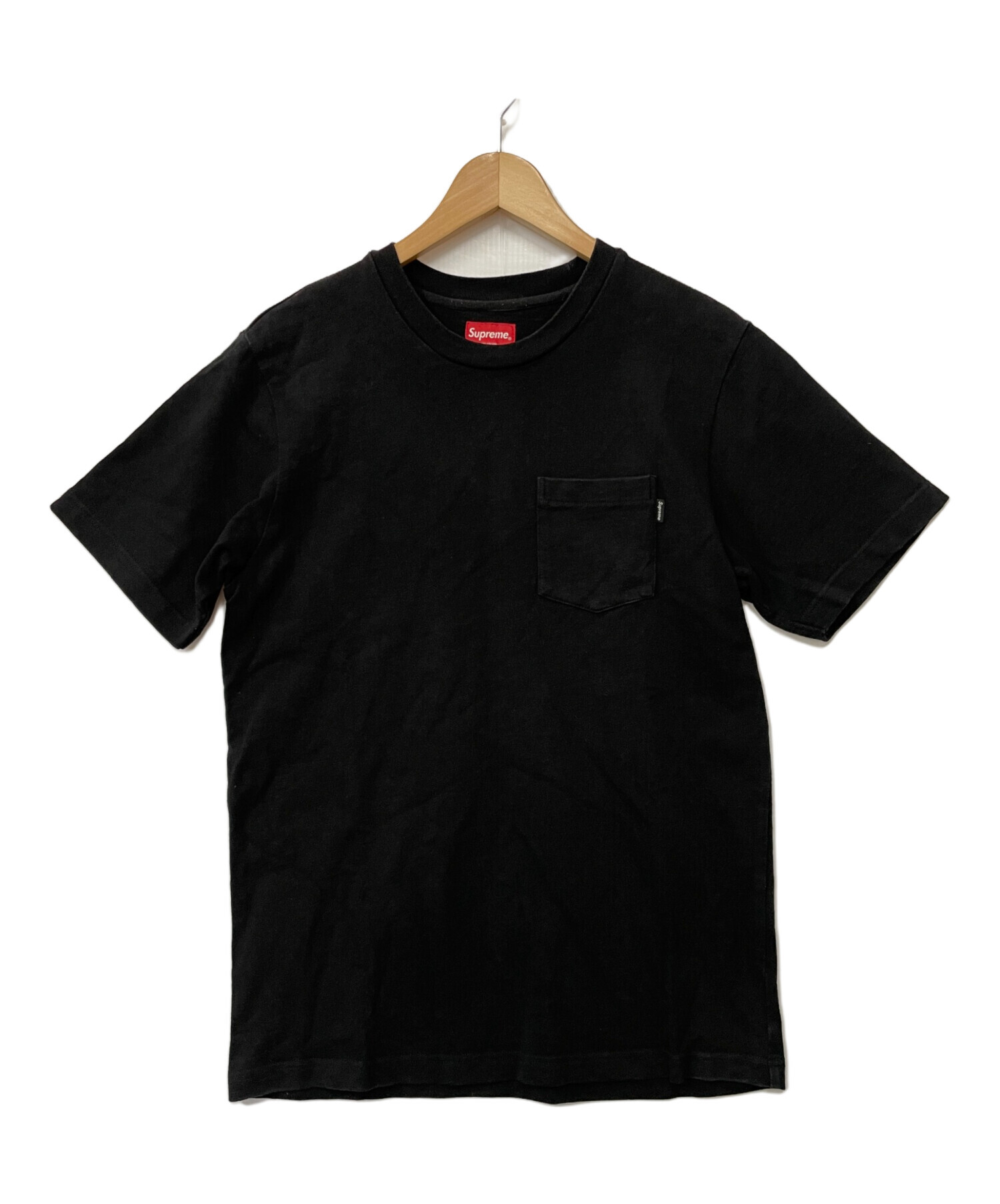 中古・古着通販】SUPREME (シュプリーム) ポケットTシャツ ブラック 