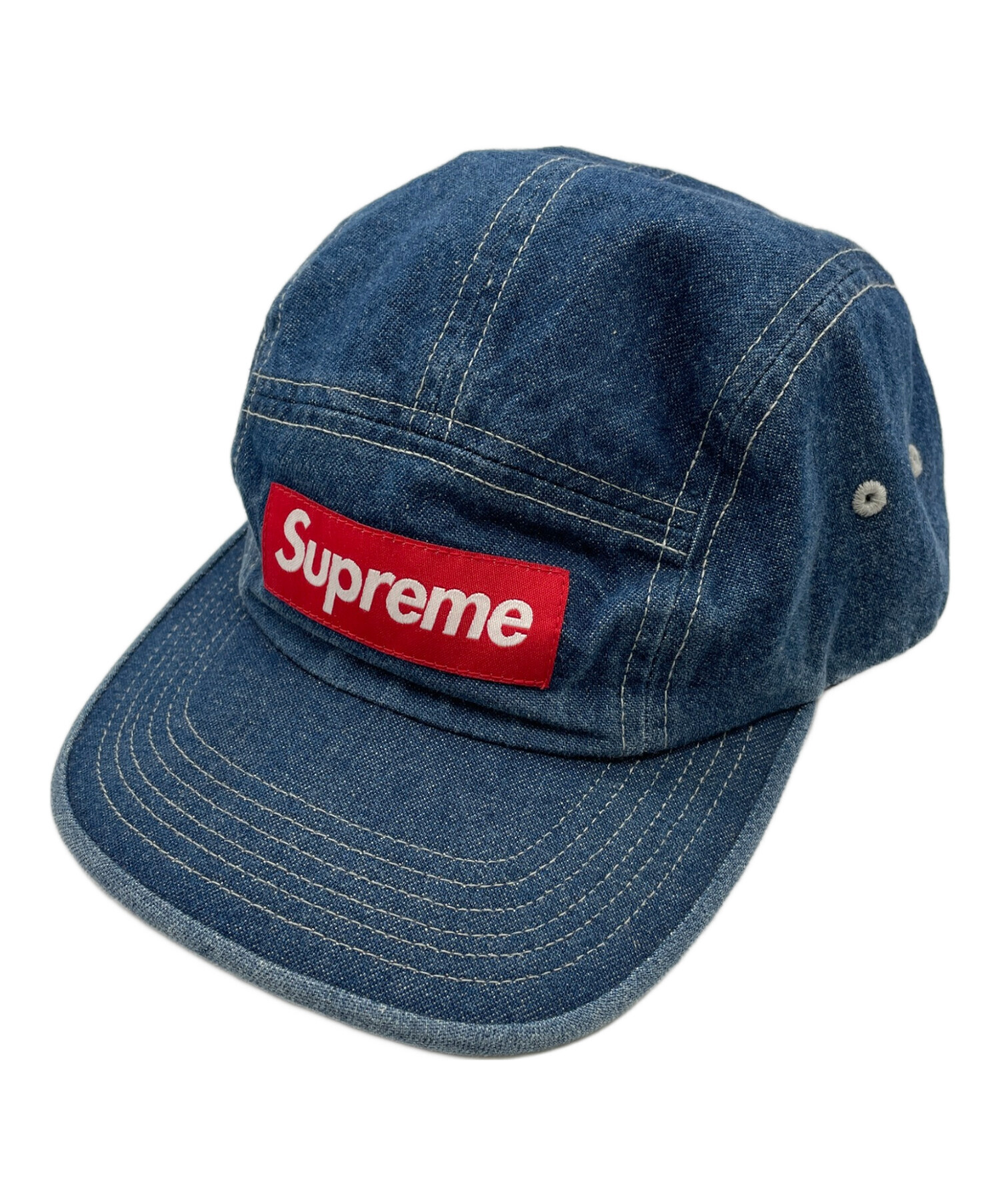 中古・古着通販】SUPREME (シュプリーム) キャップ ブルー｜ブランド 