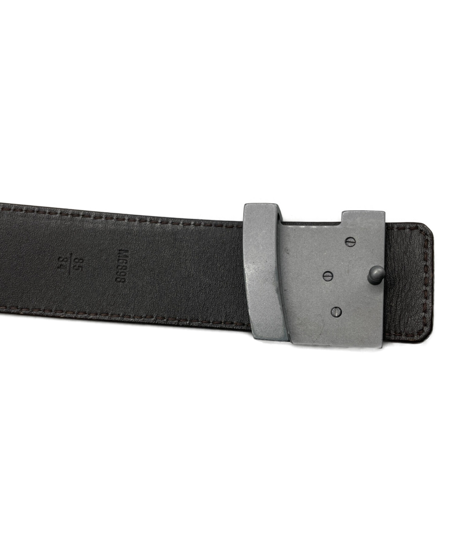 ■ルイヴィトン■未使用品　BW0116　R15613　LL　替えベルト　白 中古・古着通販】LOUIS VUITTON (ルイ ヴィトン) ベルト グレー