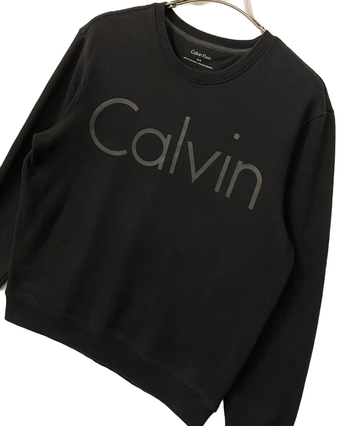 Calvin Calvin Klein スウェット CKロゴ ブラック 美品 未使用 タグ 