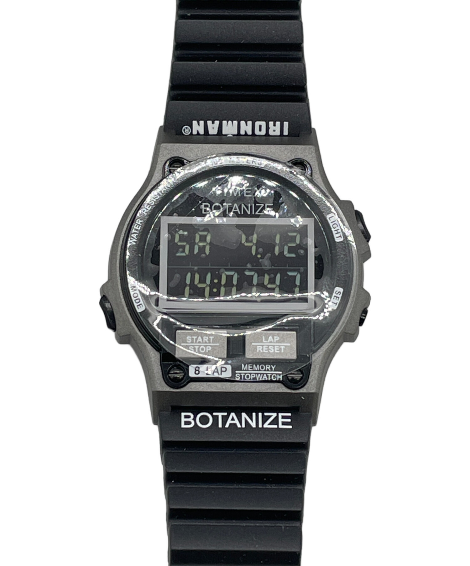 TIMEX BOTANIZE IRONMAN ブラック デジタル腕時計 TIMEX (タイメックス 