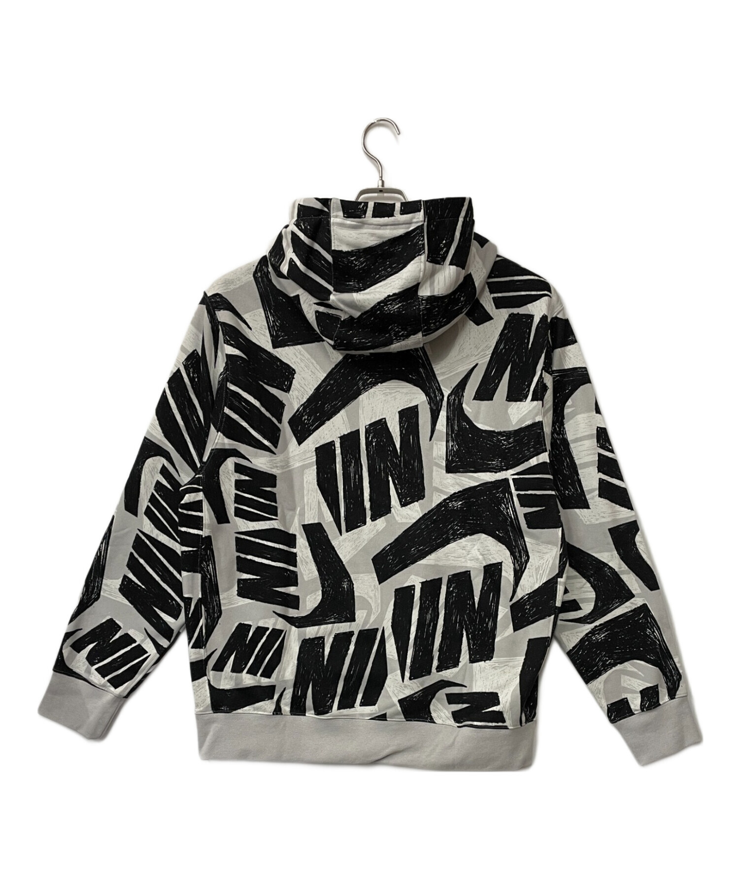 中古・古着通販】NIKE (ナイキ) プルオーバーパーカー グレー サイズ 