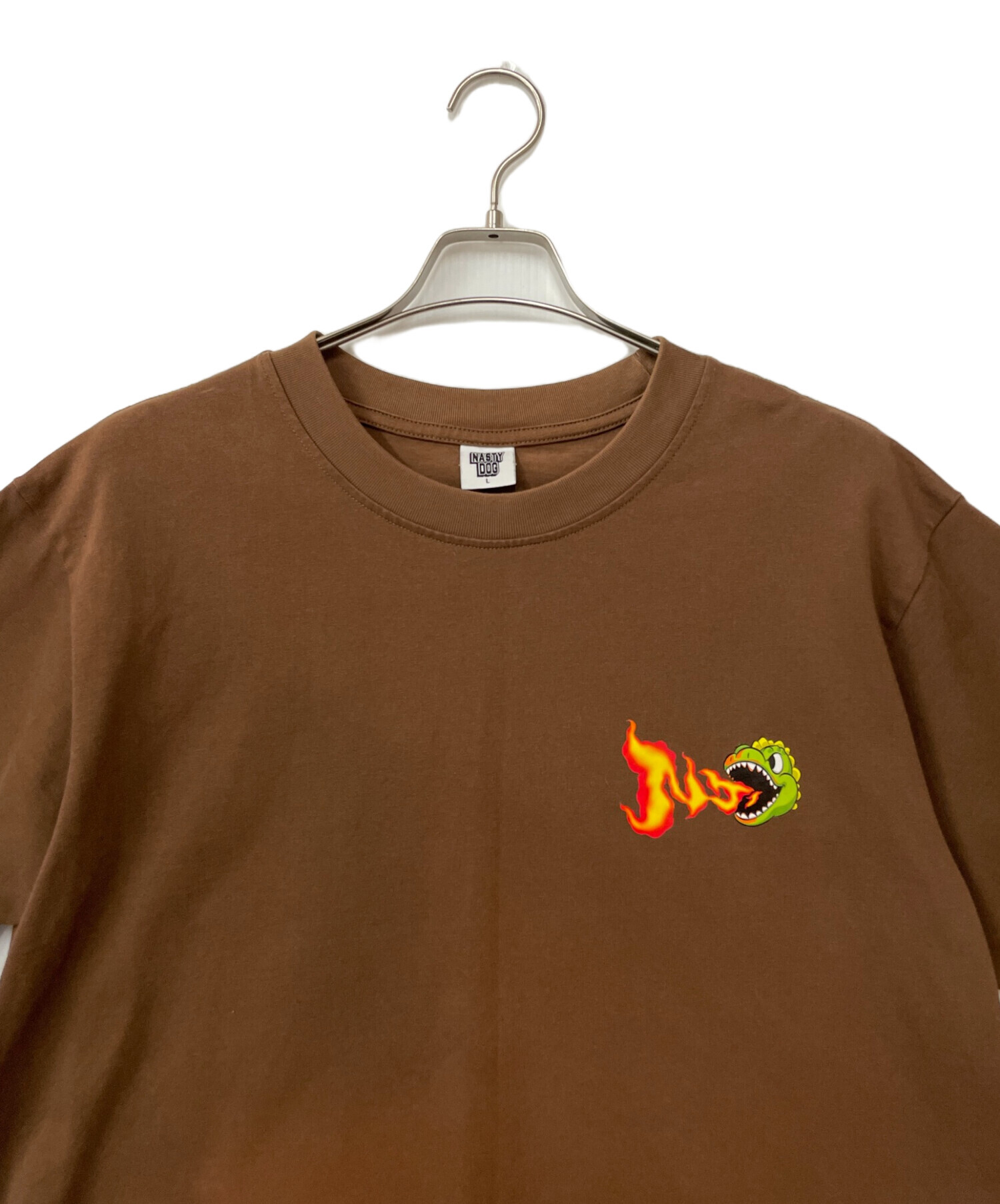 中古・古着通販】nastydog (ナスティードッグ) Tシャツ ブラウン 