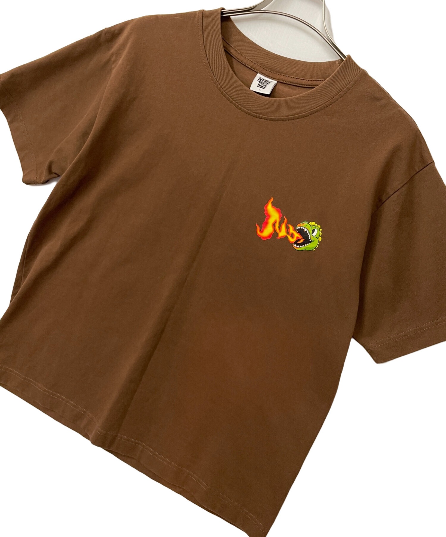 中古・古着通販】nastydog (ナスティードッグ) Tシャツ ブラウン 