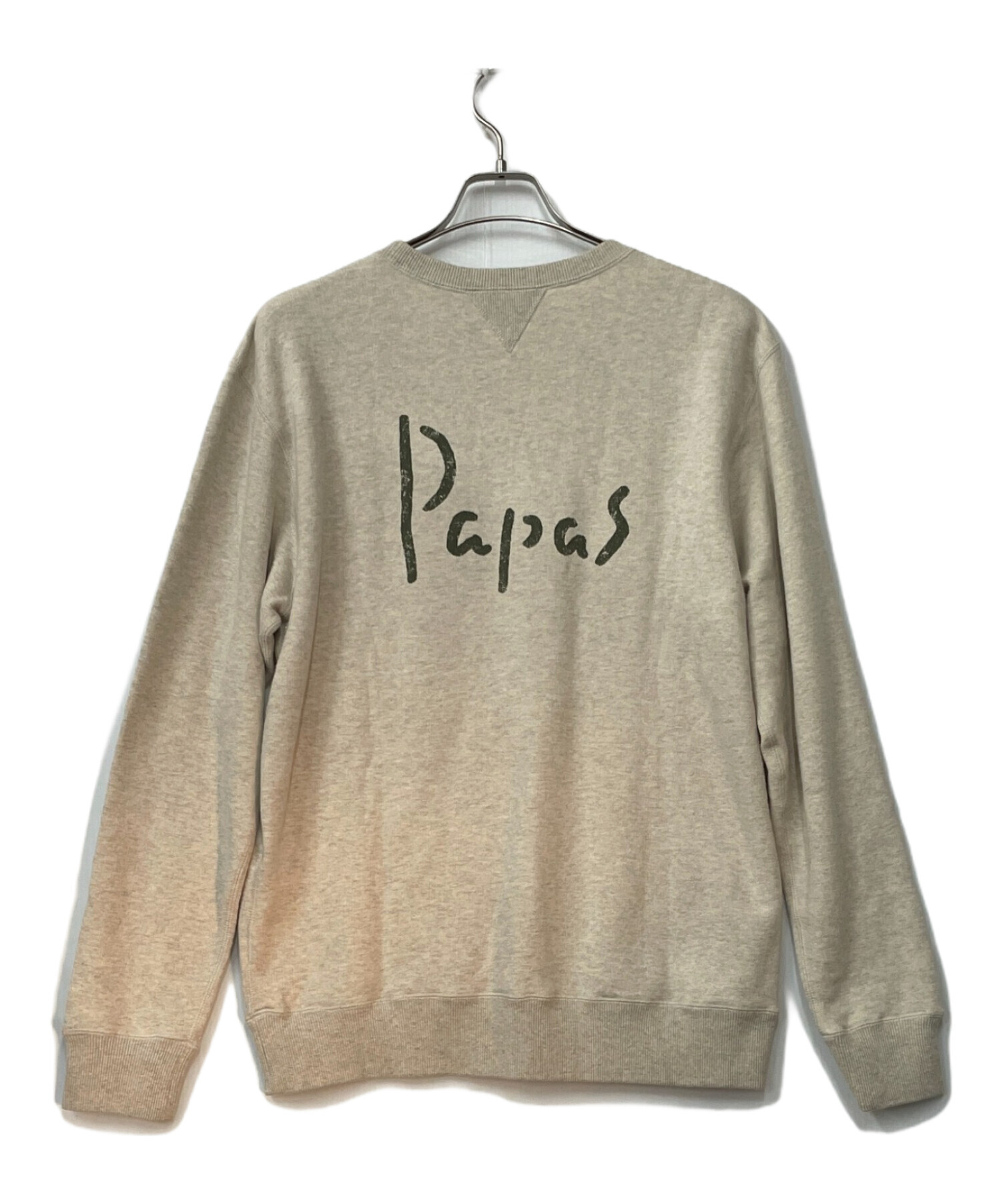 Papasパパス スウェット 良品】PAPAS/パパス スウェット パーカー ロゴ