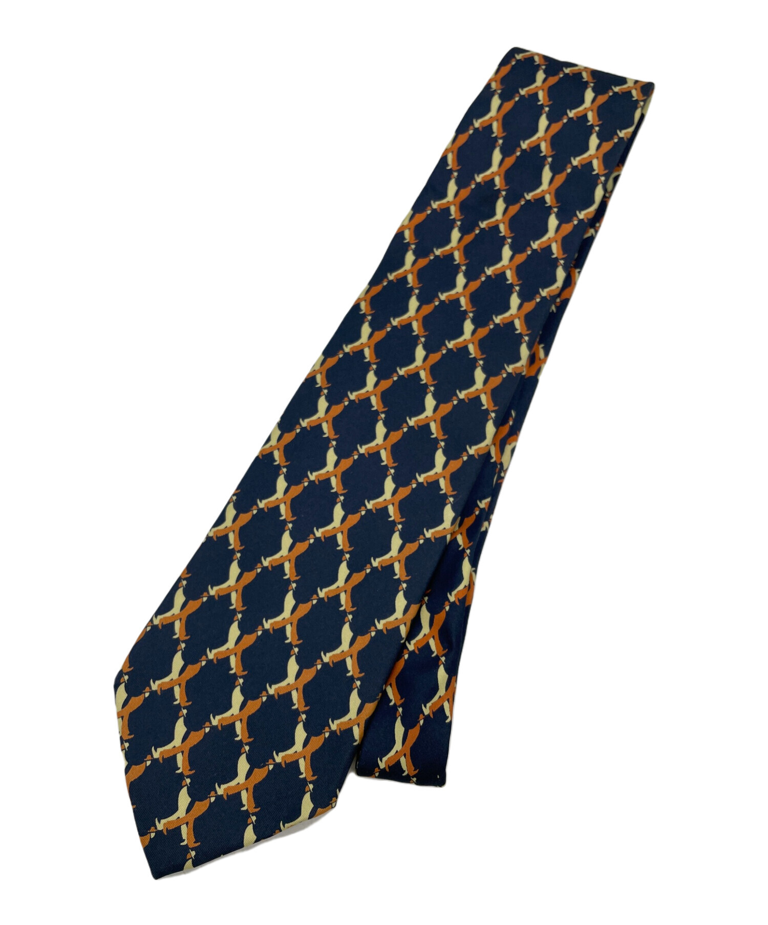 中古・古着通販】GUCCI (グッチ) ネクタイ ネイビー サイズ:表記無し