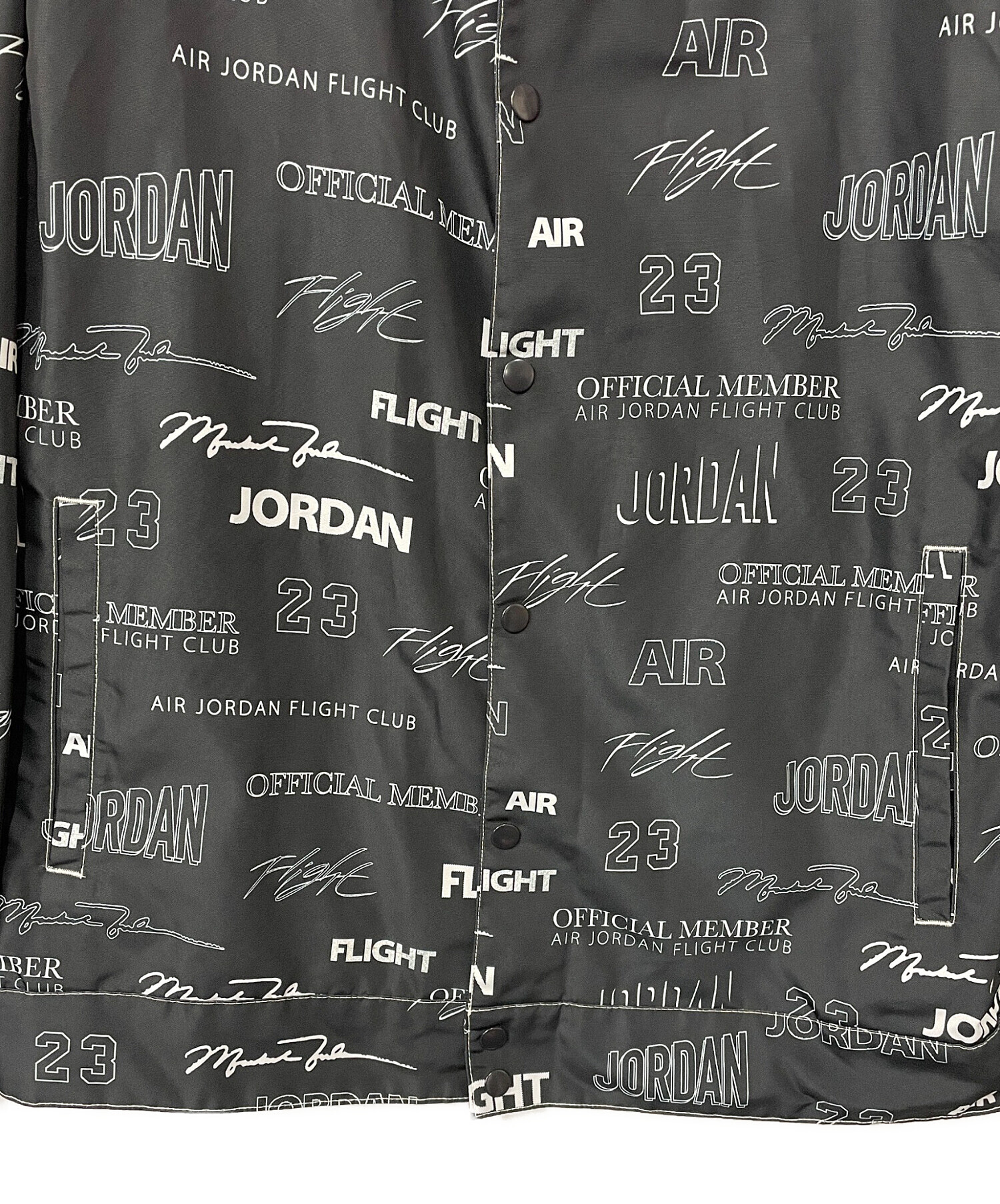 中古・古着通販】JORDAN (ジョーダン) ナイロンジャケット ブラック