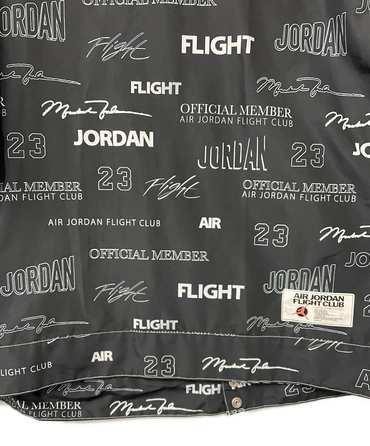 中古・古着通販】JORDAN (ジョーダン) ナイロンジャケット ブラック