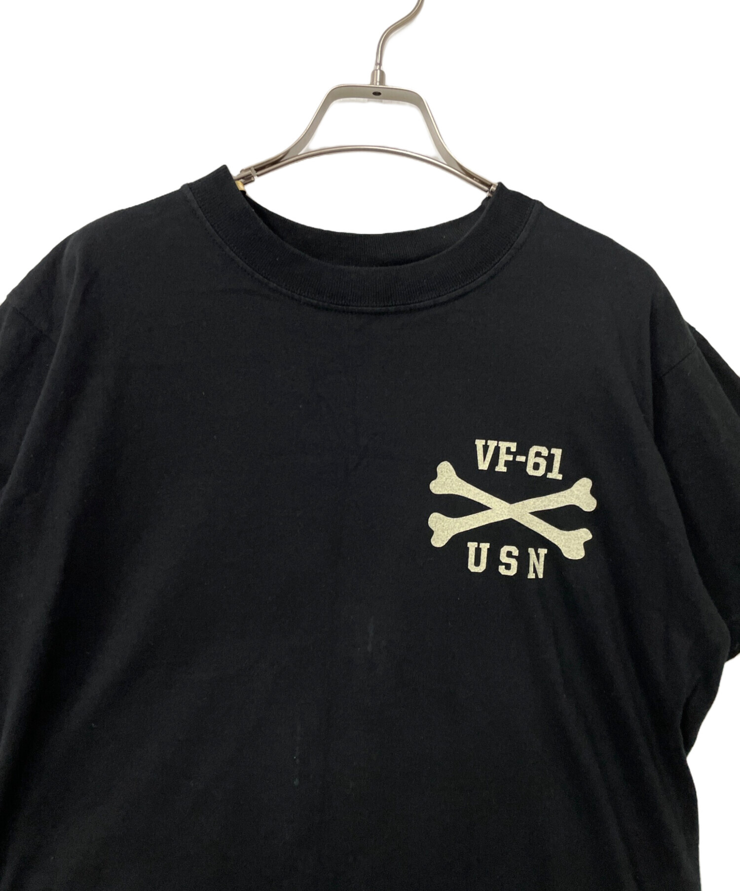 中古・古着通販】BUZZ RICKSON'S (バズリクソンズ) Tシャツ ブラック