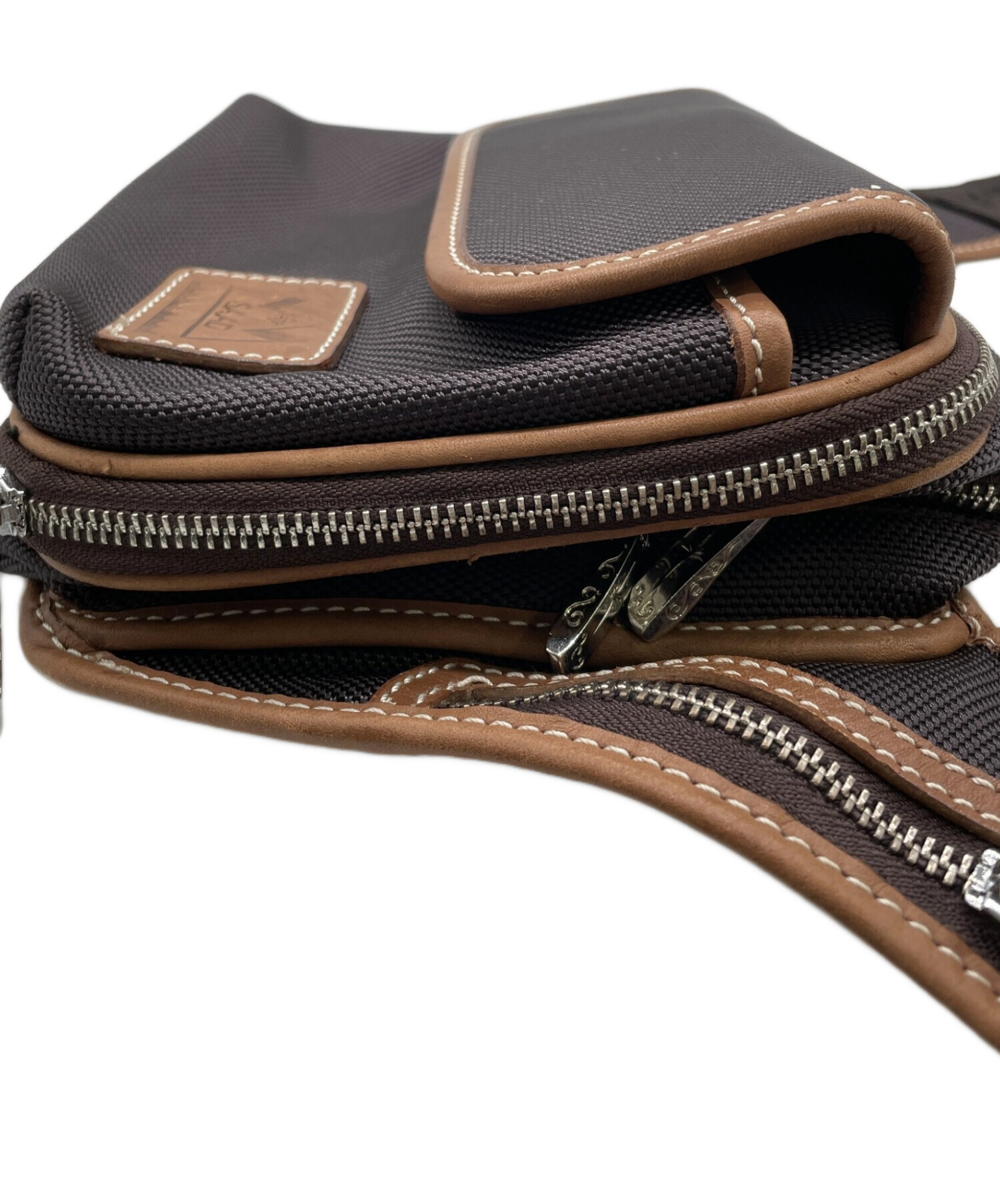 中古・古着通販】saad (サード) ウエストバッグ ダークブラウン