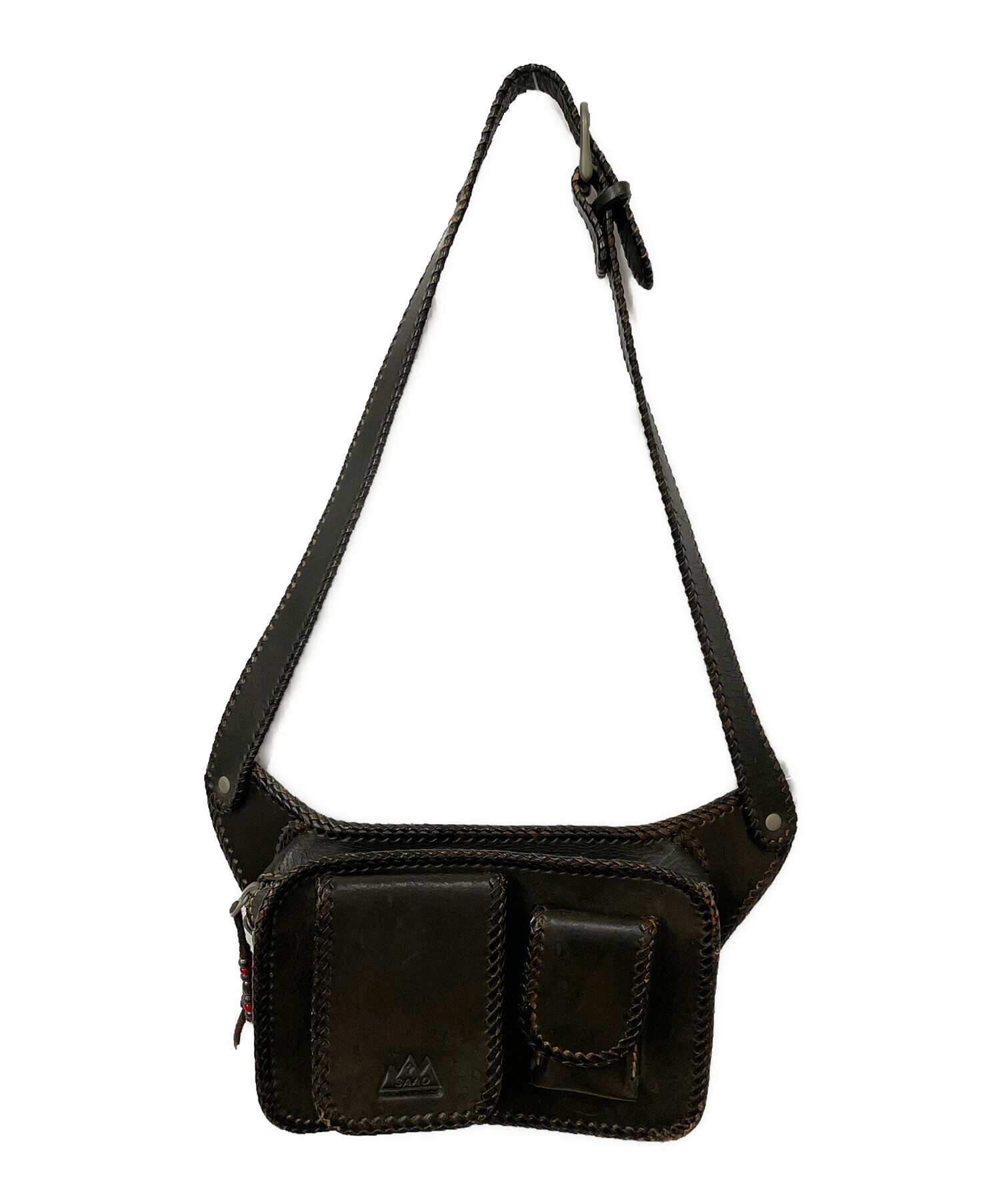 中古・古着通販】saad (サード) ボディーバッグ ダークブラウン