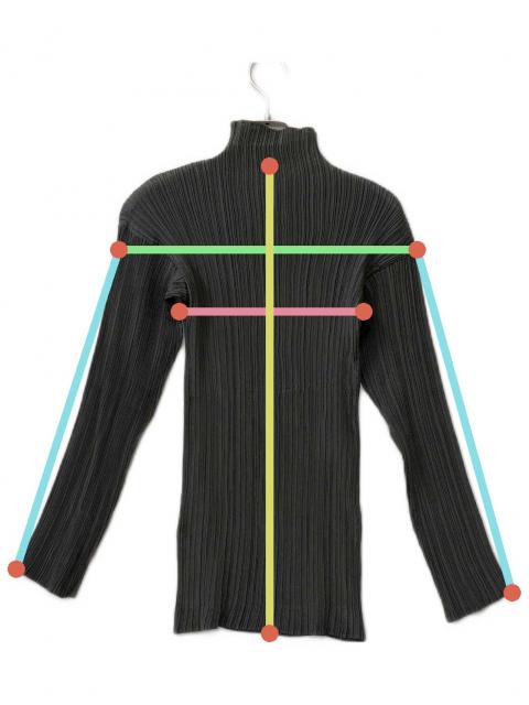 中古・古着通販】ISSEY MIYAKE (イッセイミヤケ) プリーツカットソー
