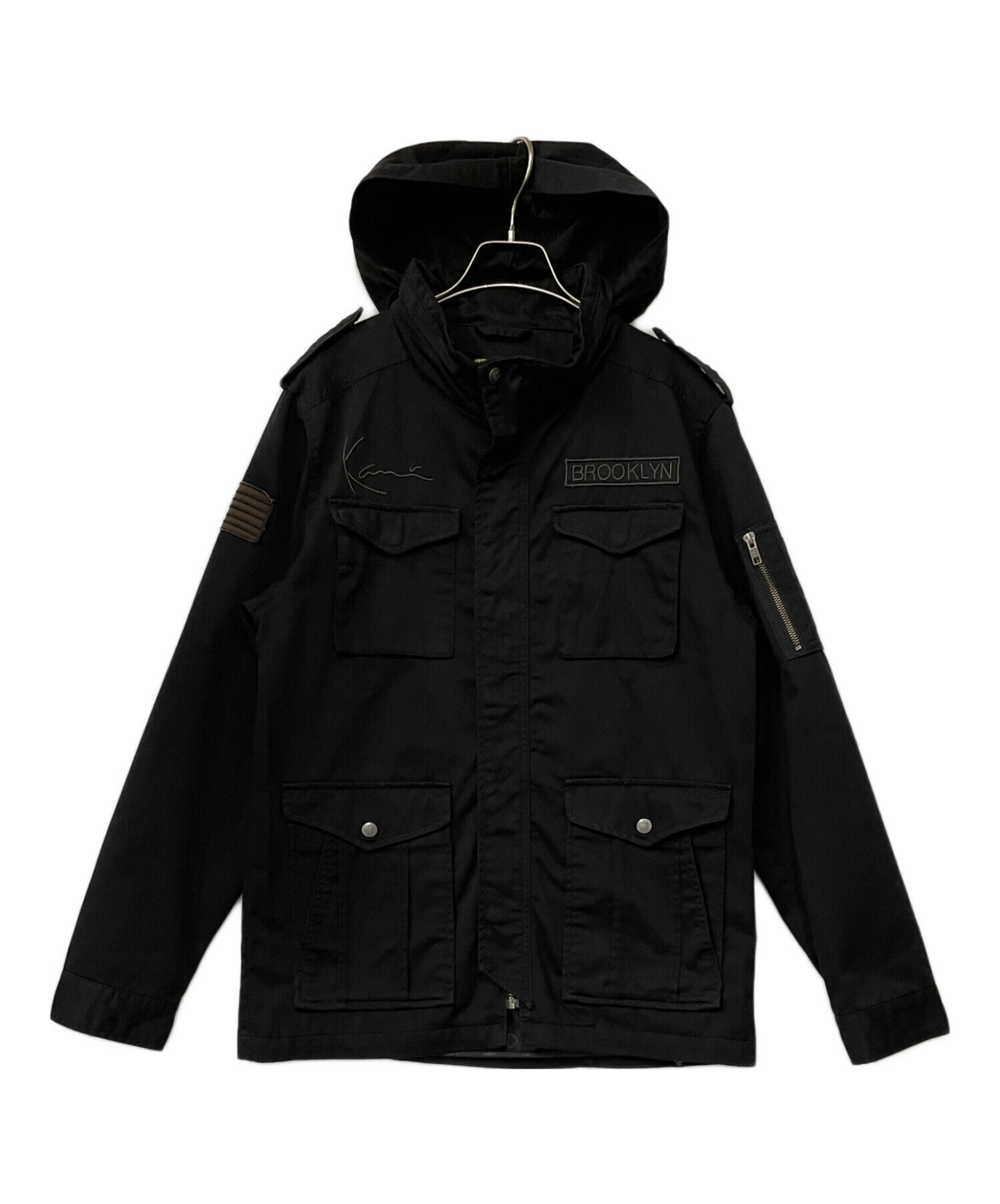 新品　カールカナイLサイズ　ジャケット ブラック karl kaniの通販