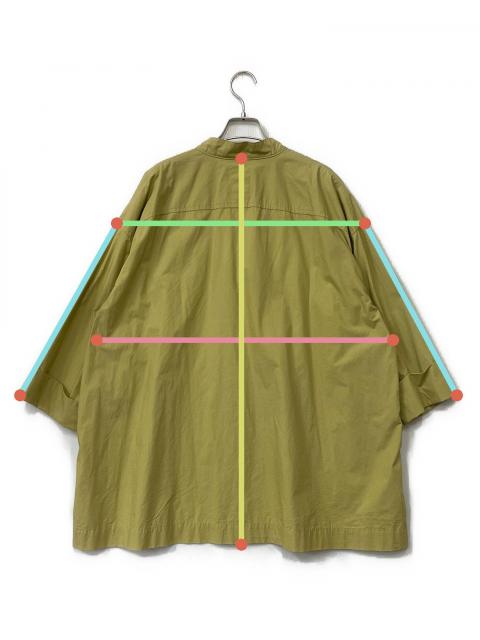 中古・古着通販】DANTON (ダントン) スタンドカラーコート カーキ