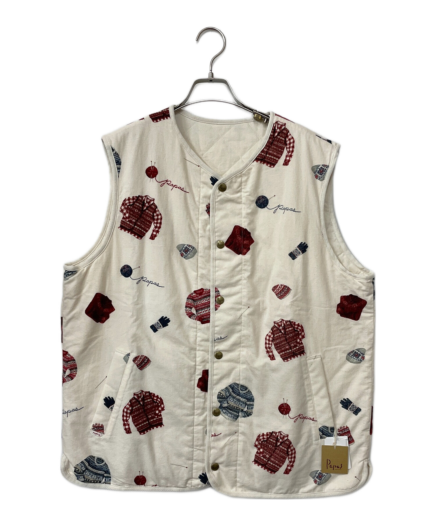 5899 新品 パパス ゴルフベスト L 5899 新品 パパス ゴルフベスト L