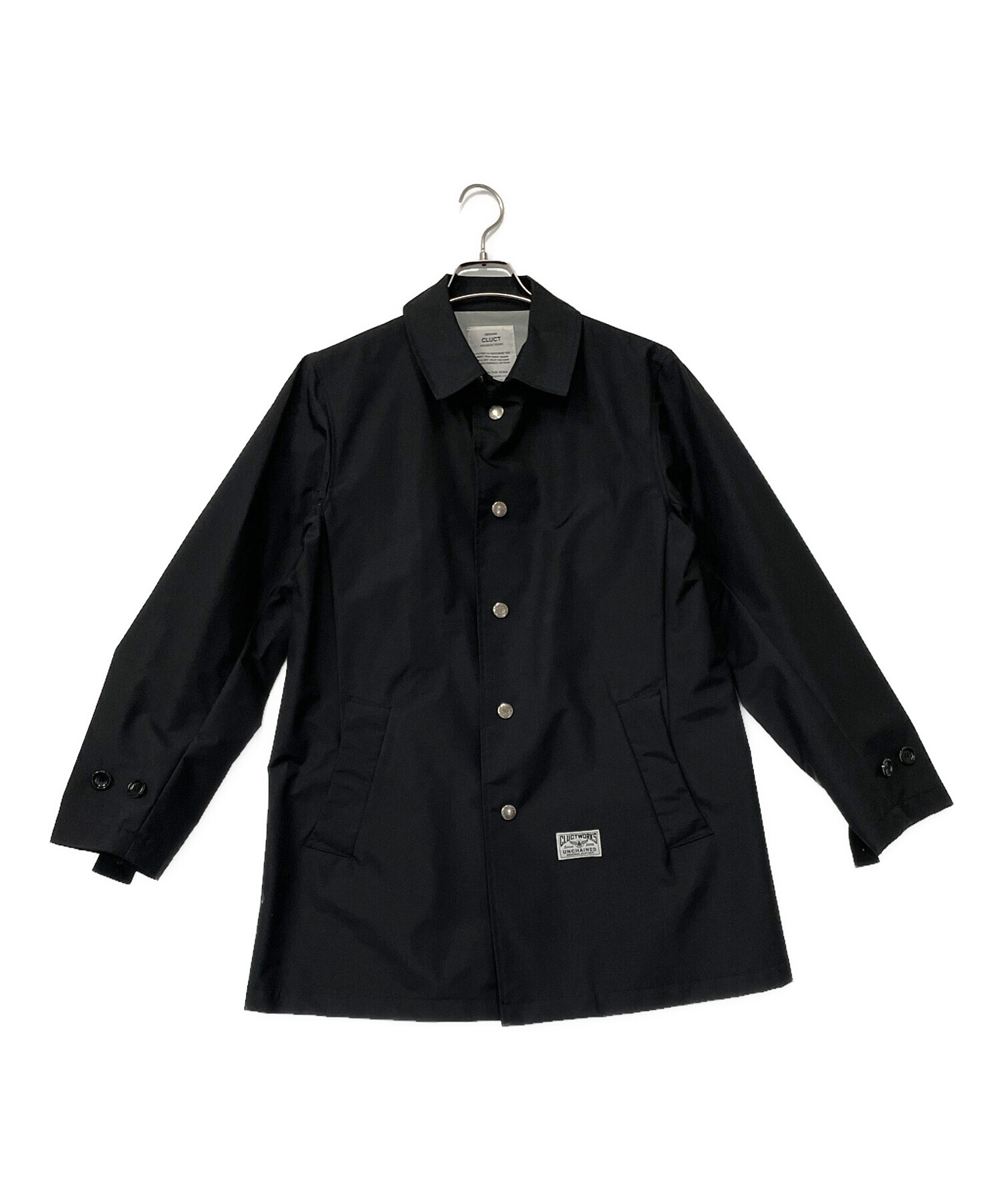 中古・古着通販】CLUCT (クラクト) コーチジャケット ブラック サイズ