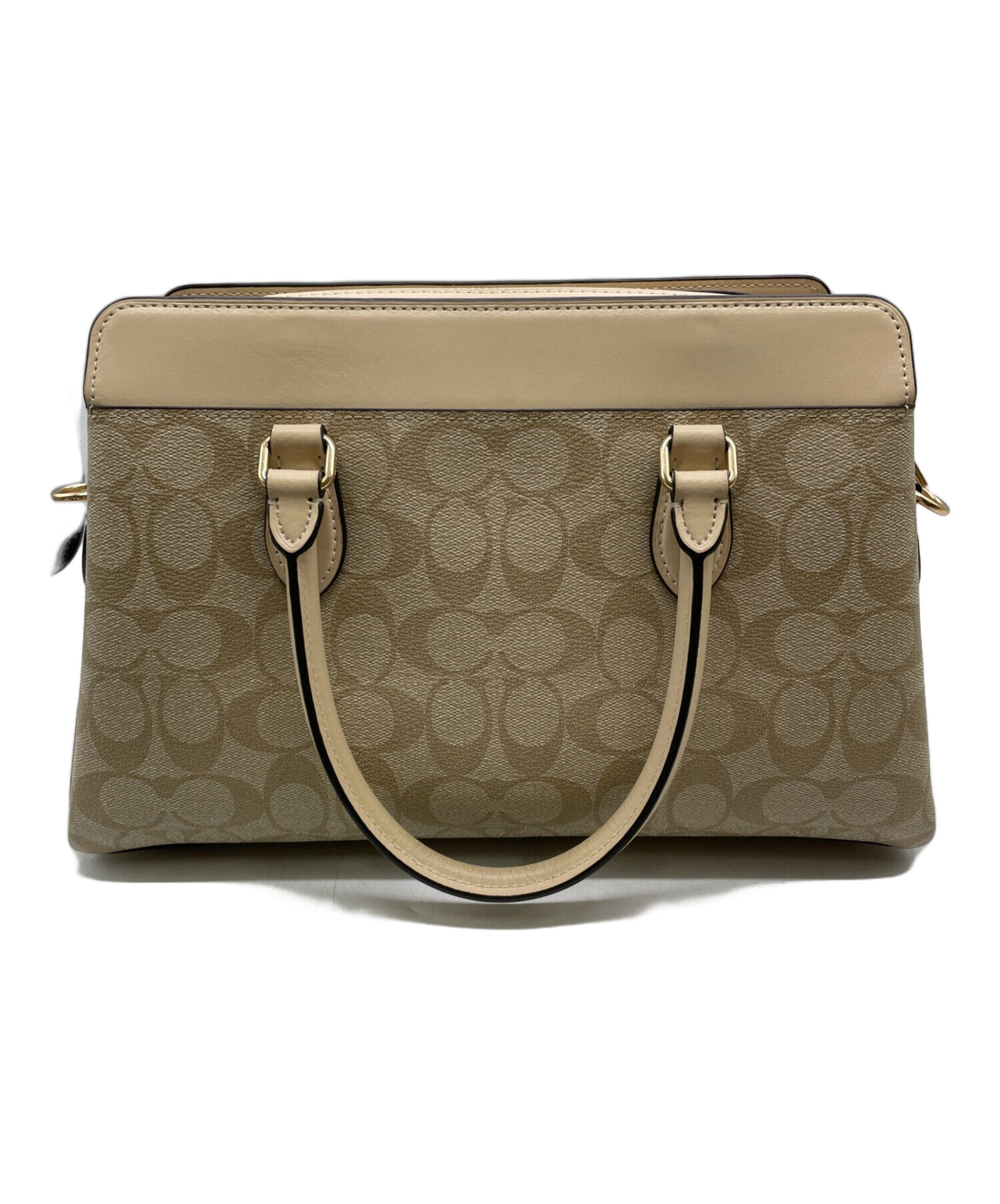 中古・古着通販】COACH (コーチ) 2WAYバッグ カーキ｜ブランド・古着 