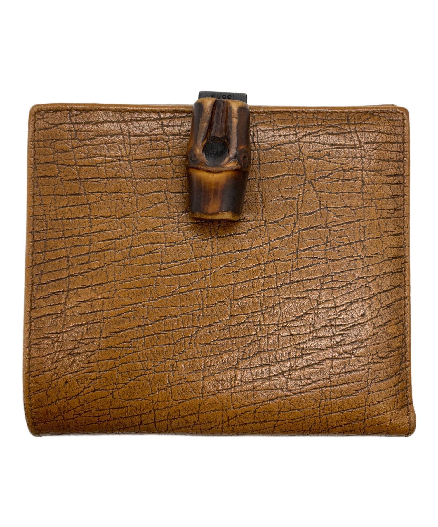 【専用】GUCCI ブラウンレザー 二つ折り財布 中古・古着通販】GUCCI (グッチ) 2つ折り財布 ブラウン｜ブランド