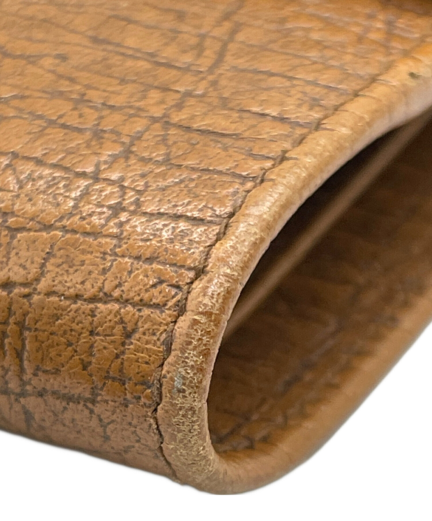 中古・古着通販】GUCCI (グッチ) 2つ折り財布 ブラウン｜ブランド