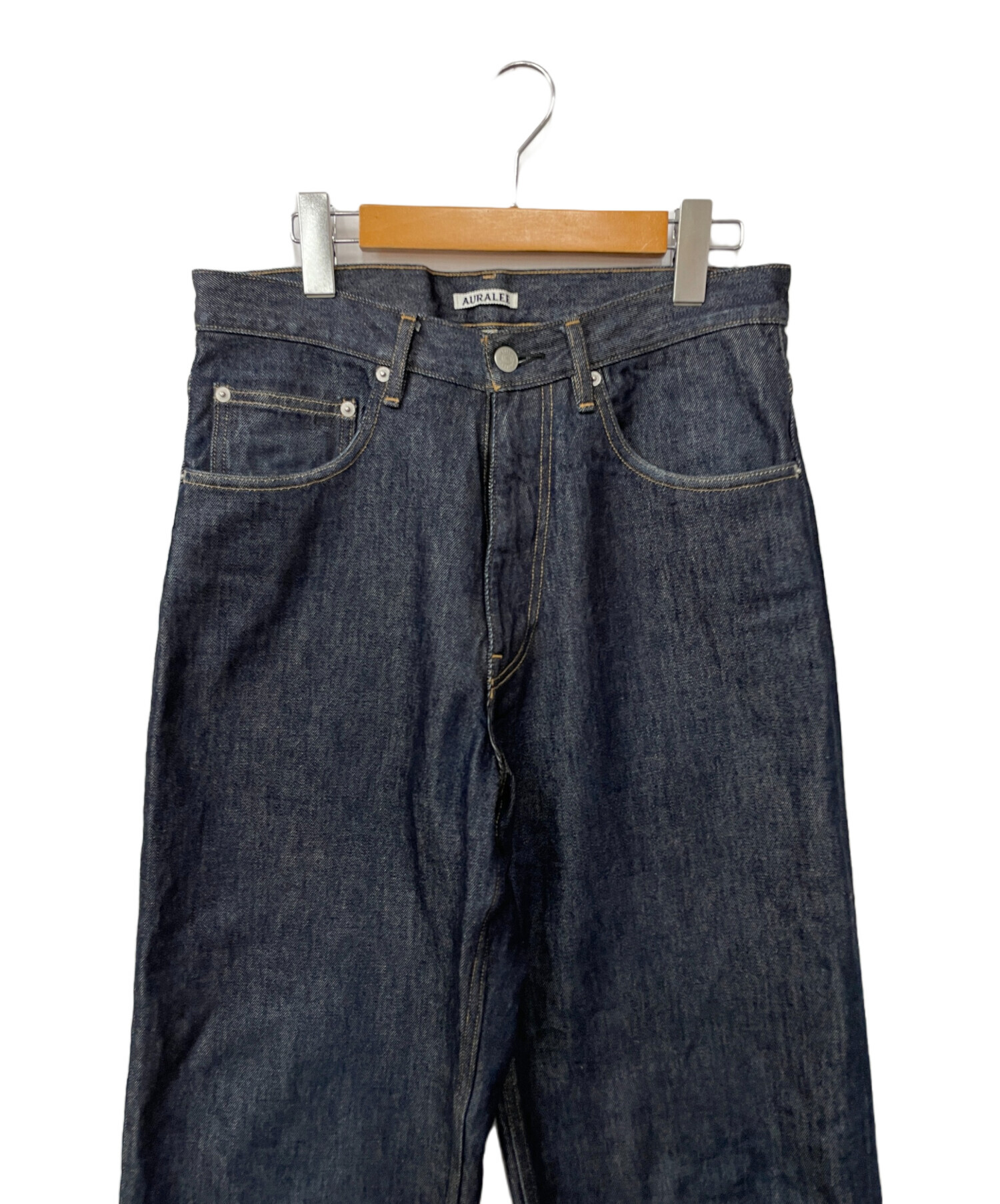 オーラリー デニム サイズ30 インディゴ AOOPO3DM AURALEE TWIST