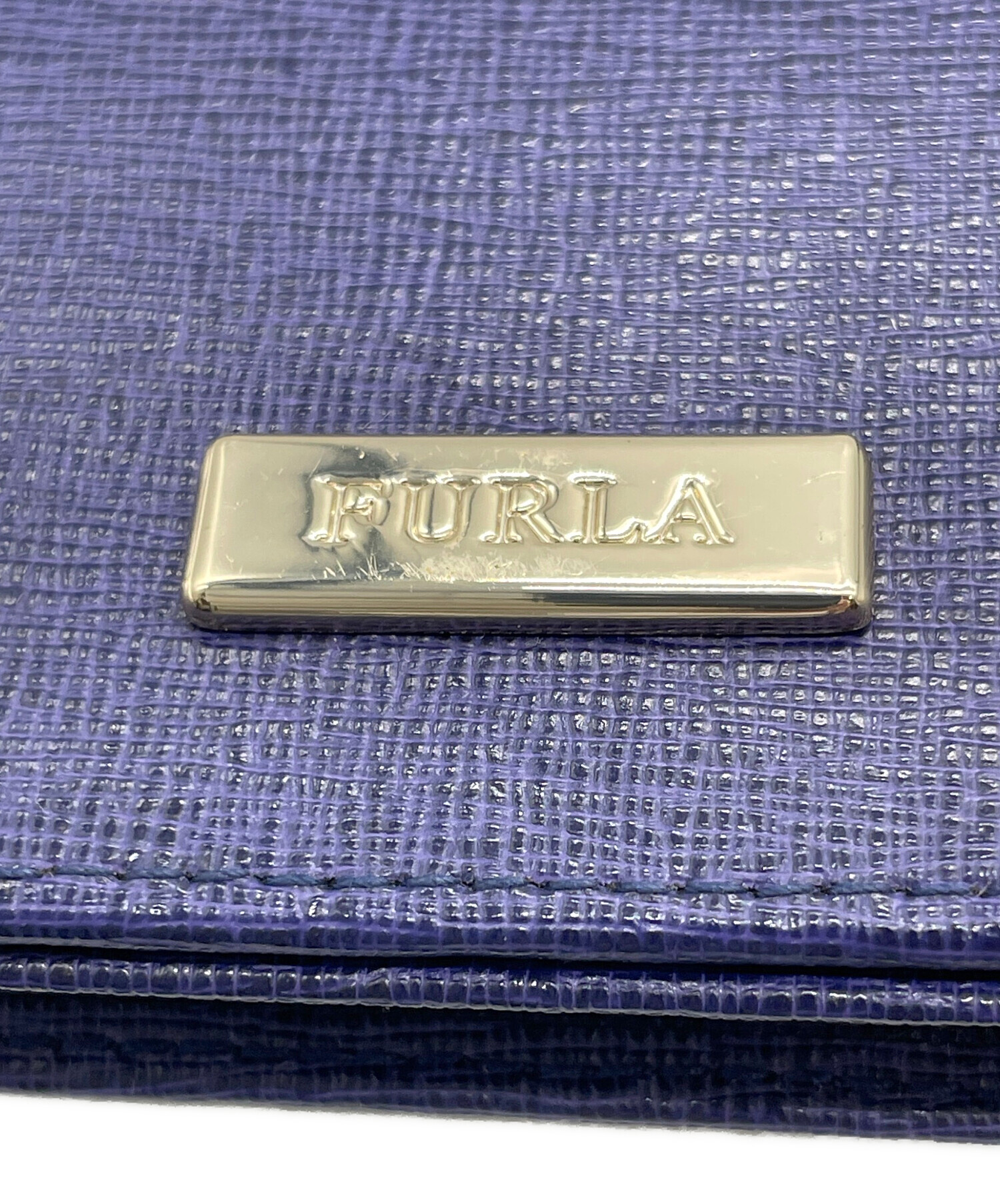 中古・古着通販】FURLA (フルラ) 名刺入れ ネイビー｜ブランド・古着