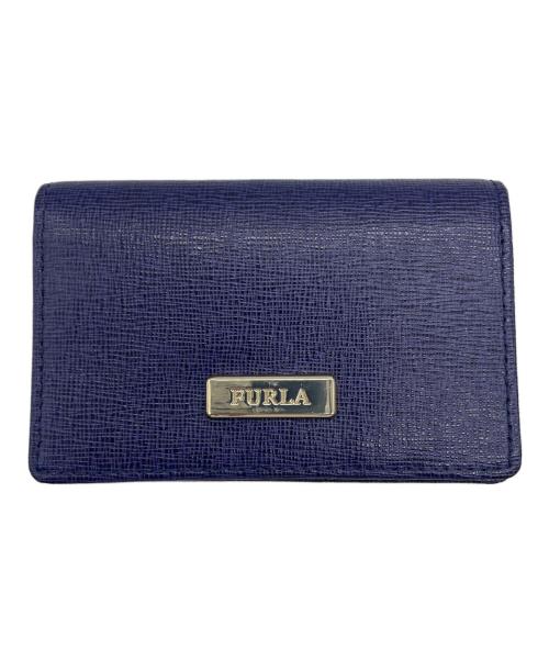 中古・古着通販】FURLA (フルラ) 名刺入れ ネイビー｜ブランド・古着